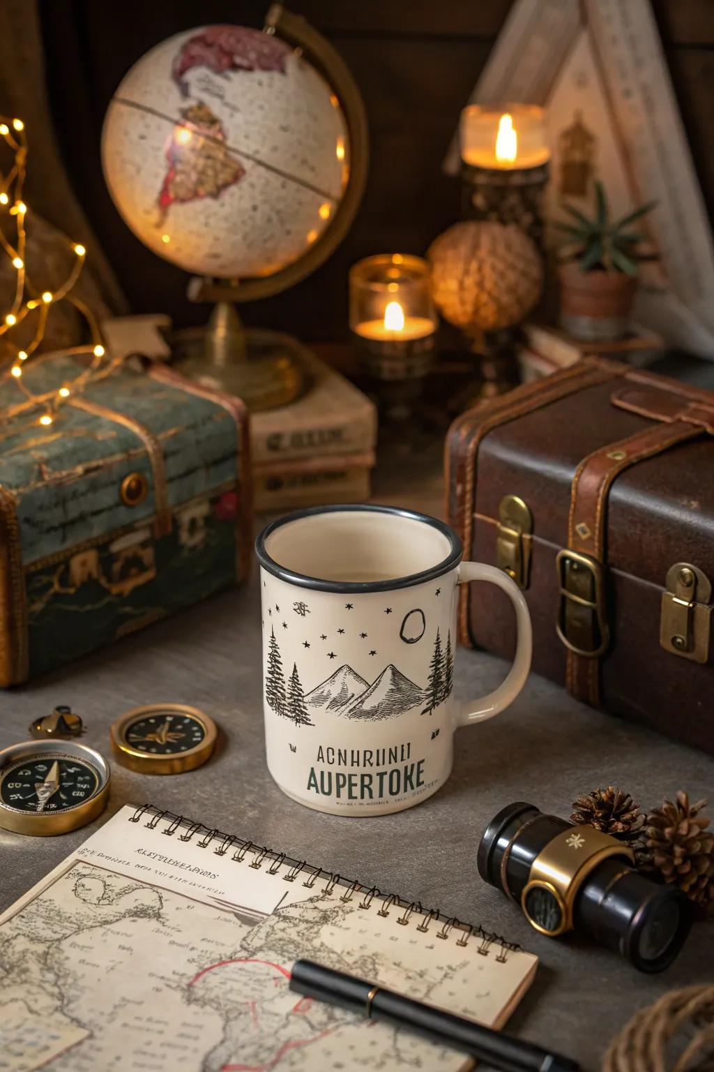 A mug that inspires wanderlust and adventure.