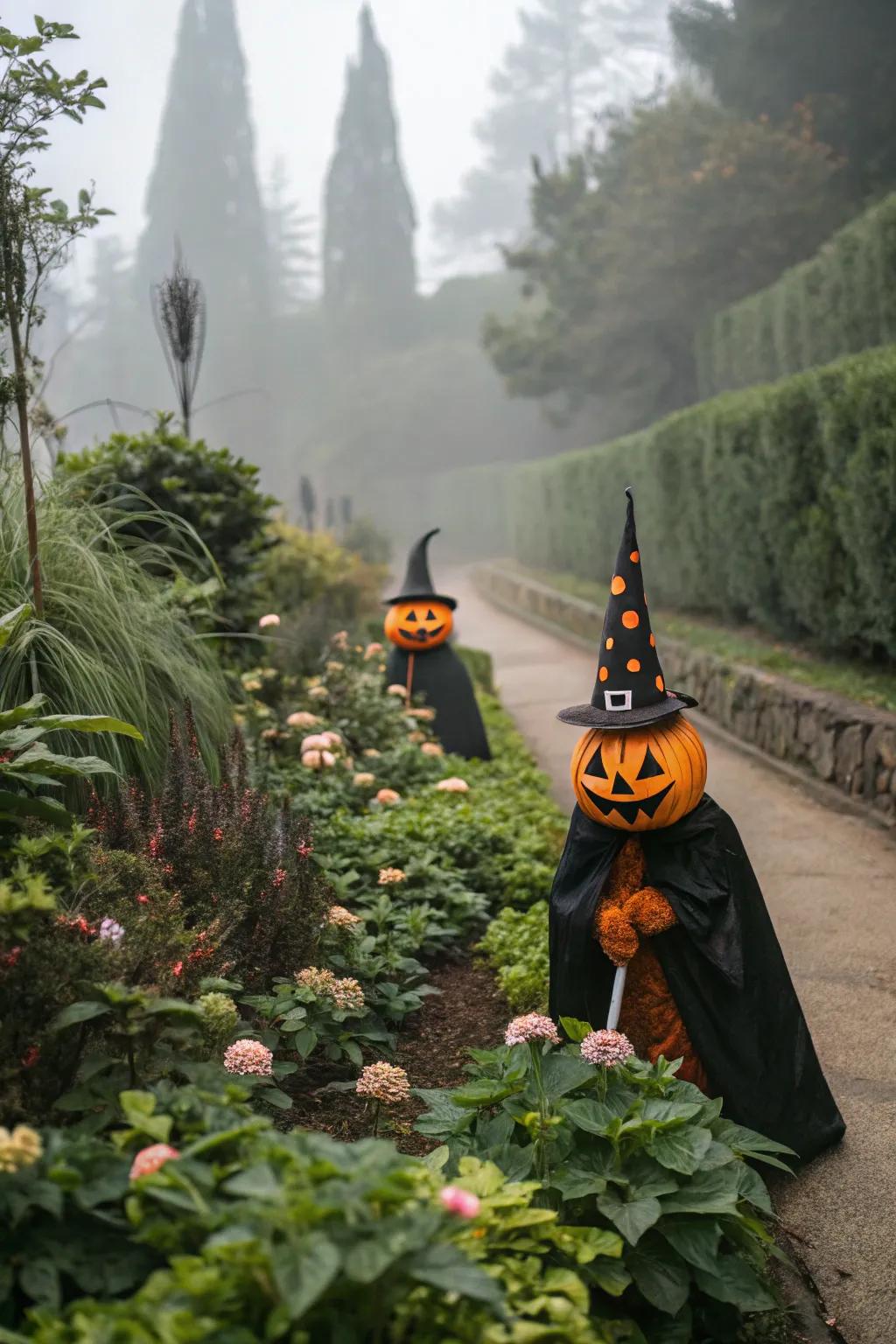 Sinister garden sprites infuse a whimsical nuance into your realm.