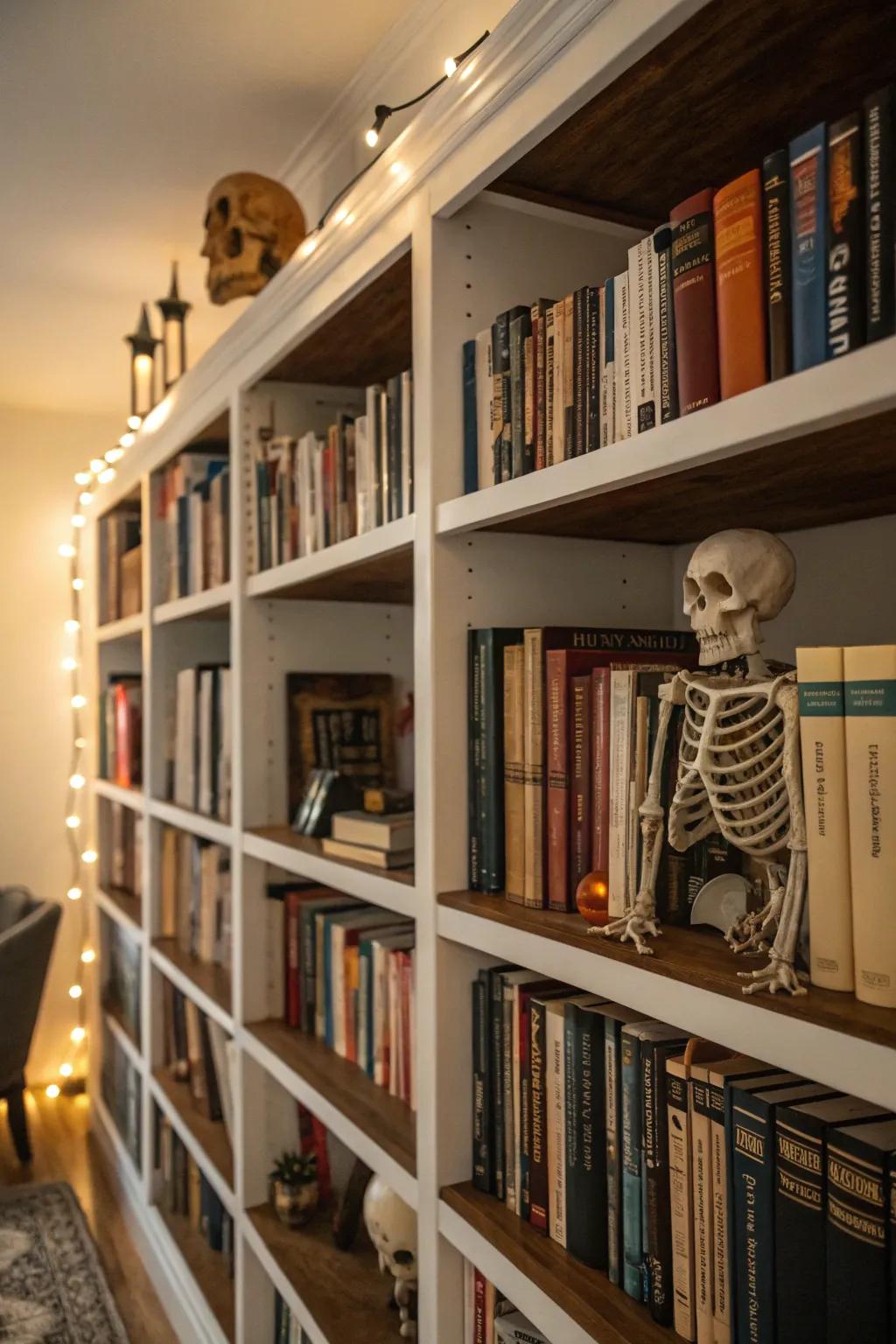 Osseous features impart a quintessential Halloween sensation.