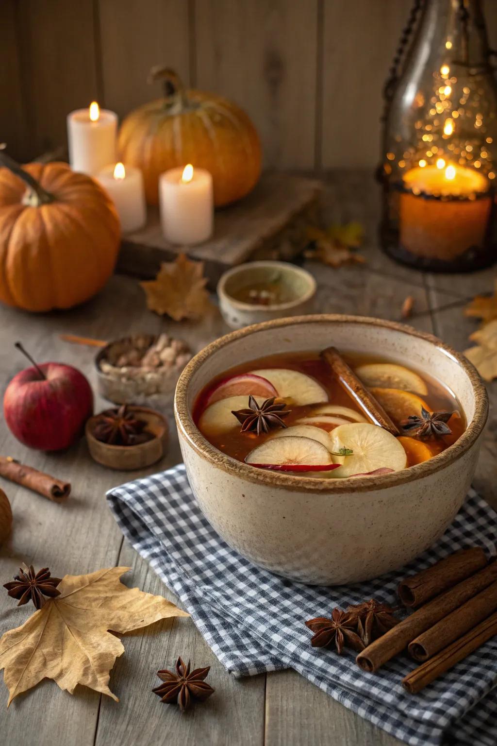 A Fragrant Orchard Punch, comforting and autumn-inspired.