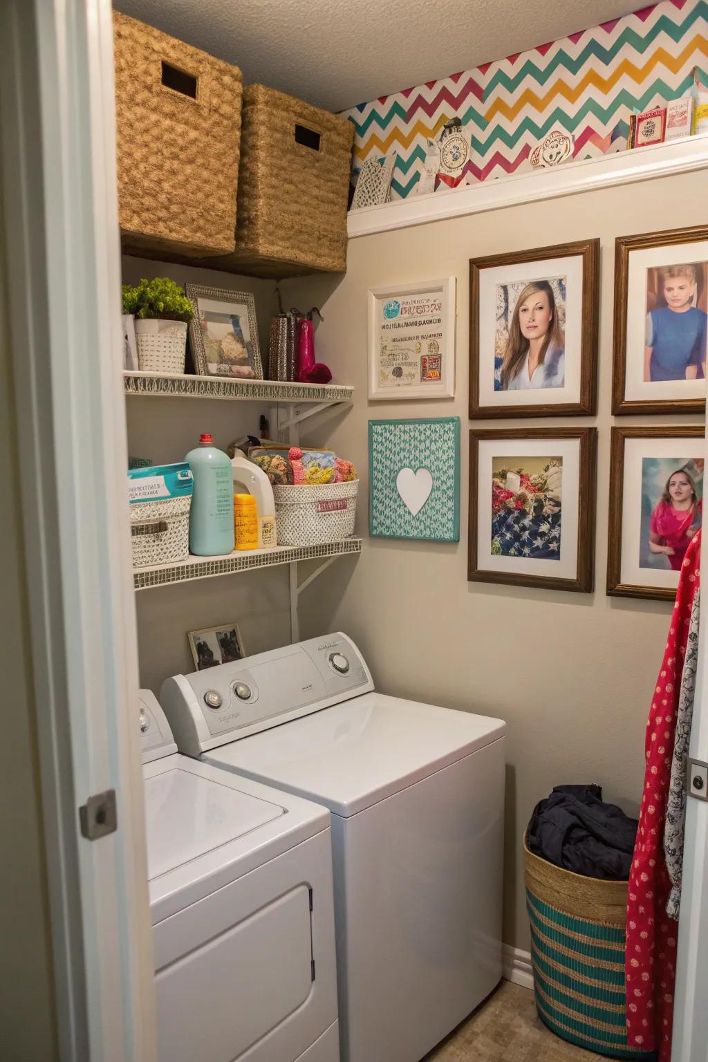 Personal touches make the area yours.