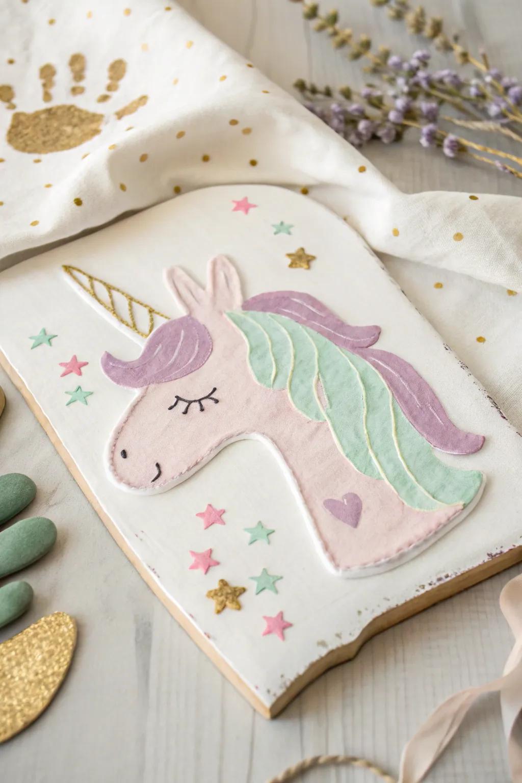 Capture the magic of your little one's creativity with enchanting handprint equines&mdash;a keepsake to cherish forever.