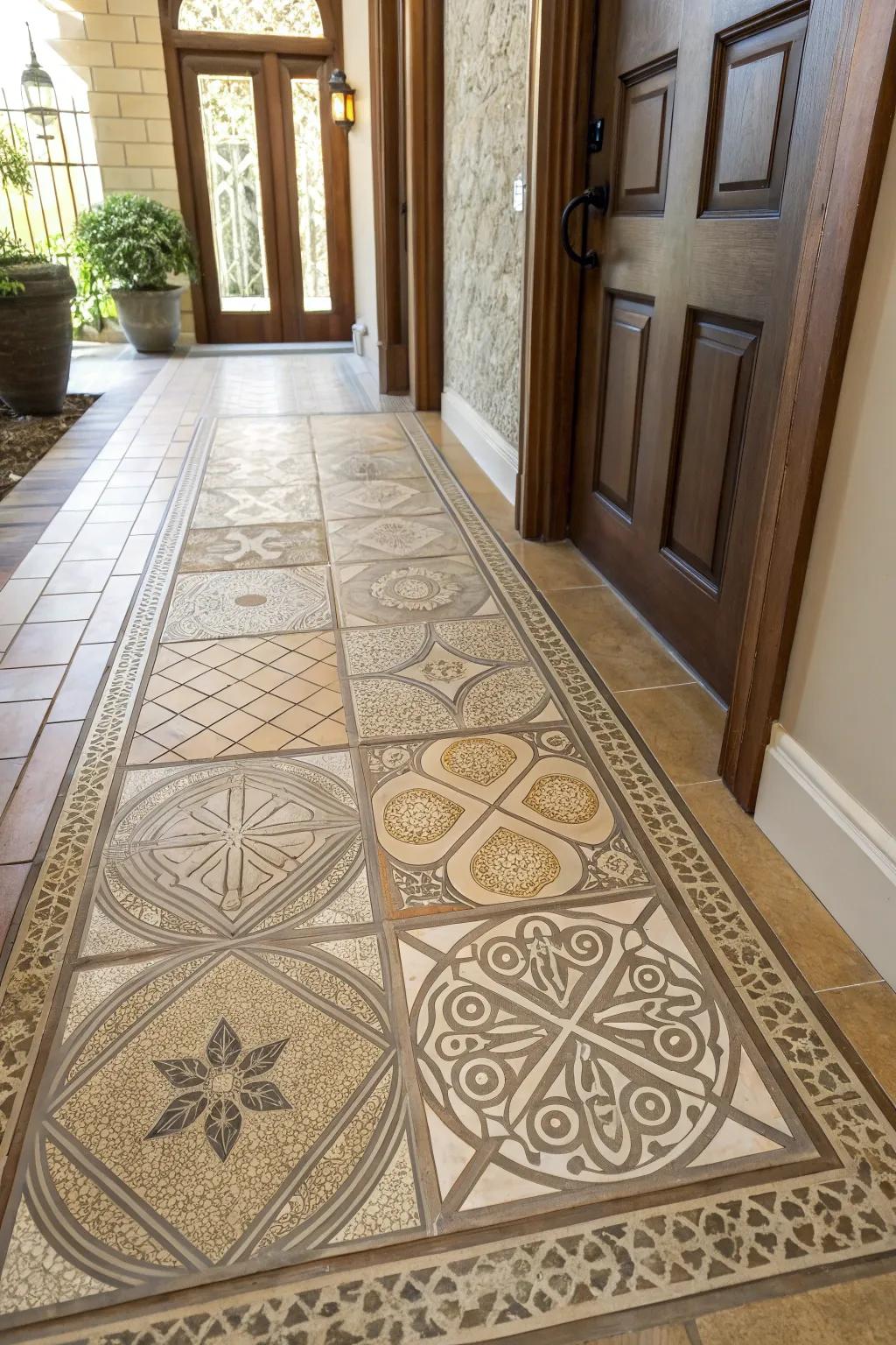 Detailed tiles that add visual intrigue and resilience.