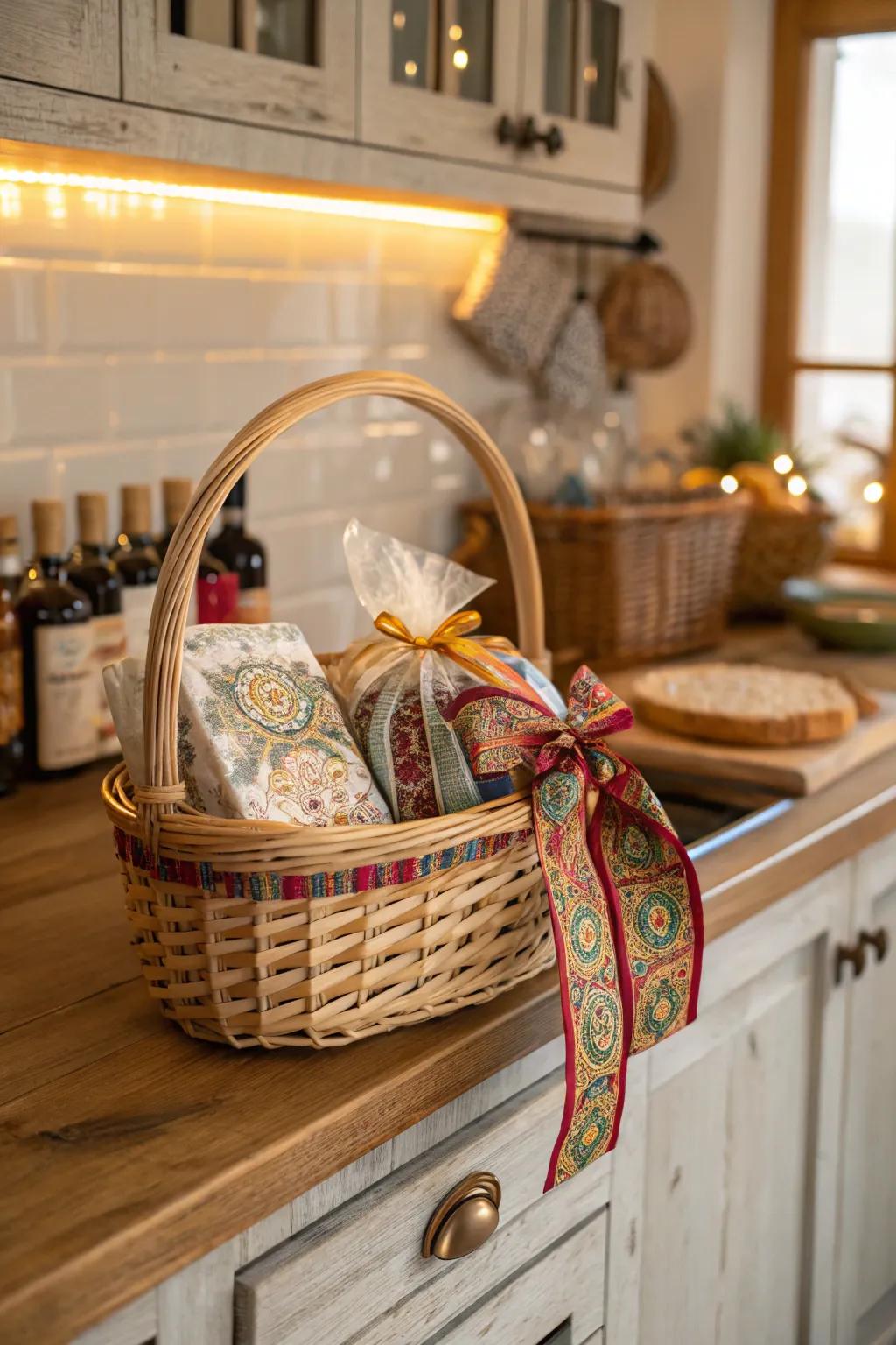 Braided baskets offer a timeless and versatile charm.