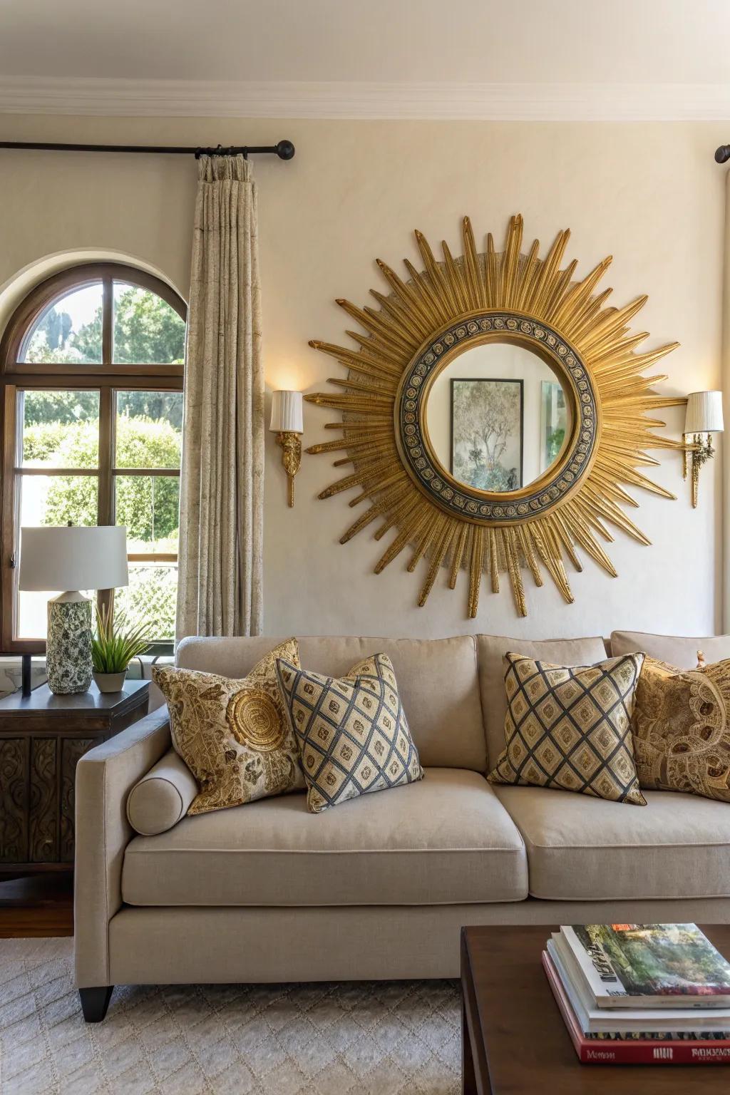 Starburst reflectors impart a dash of charm and elegance.