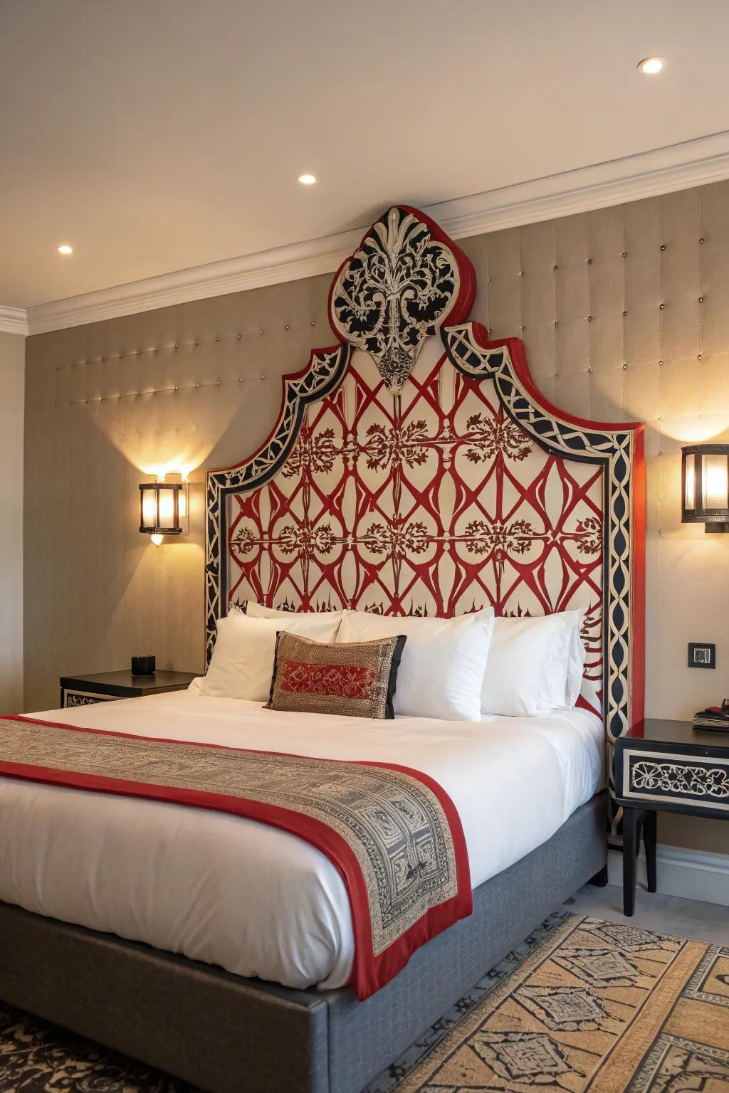 A standout bedframe can define the style of your bedroom.