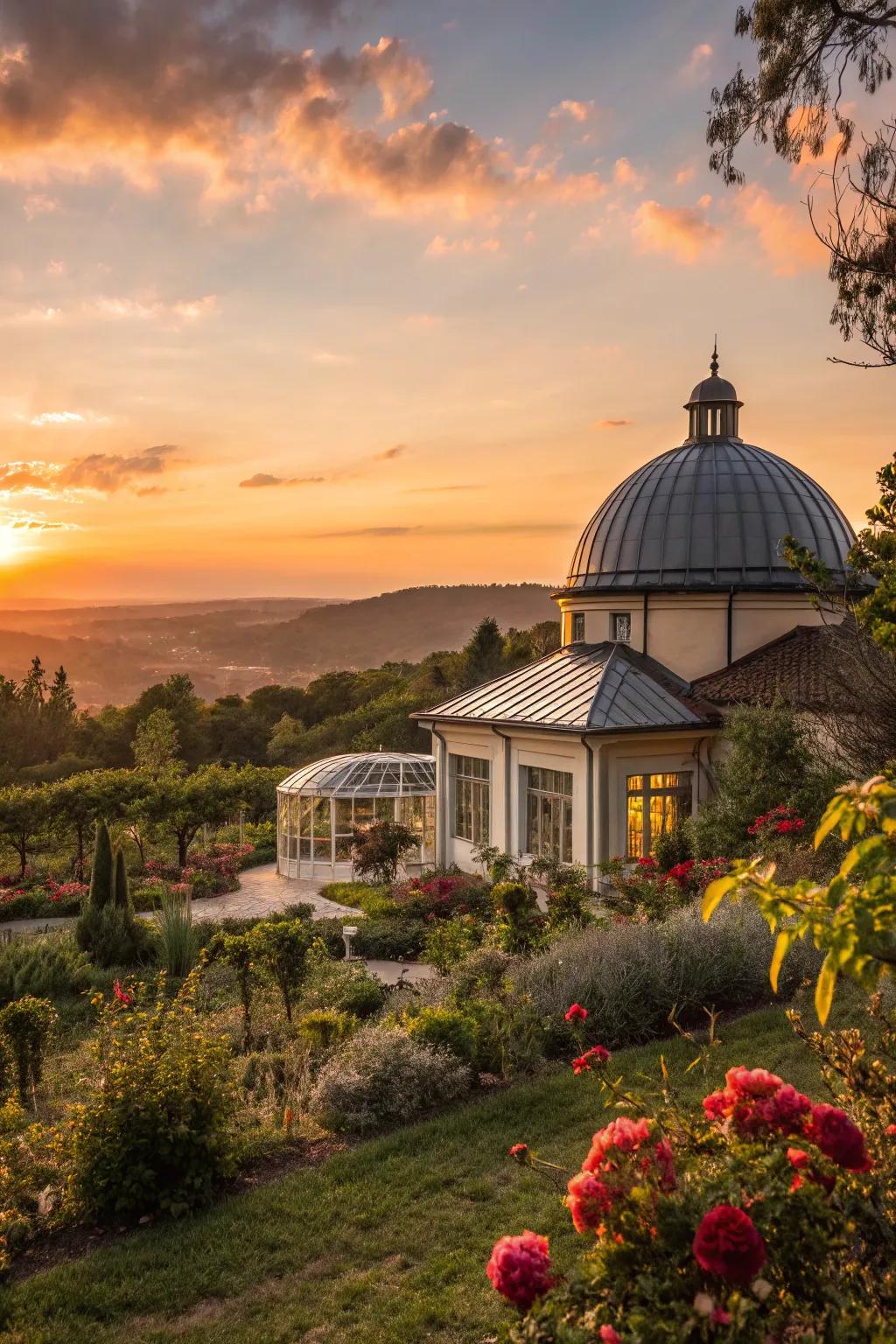 Dome roofs yield unparalleled beauty and structural rectitude.