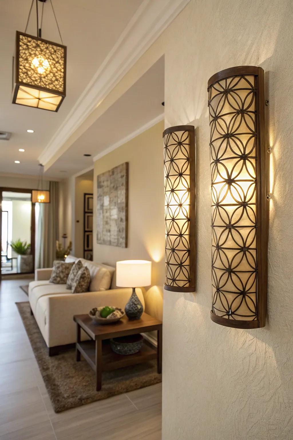 Eco-friendly sconces contribute to a sustainable and stylish home.