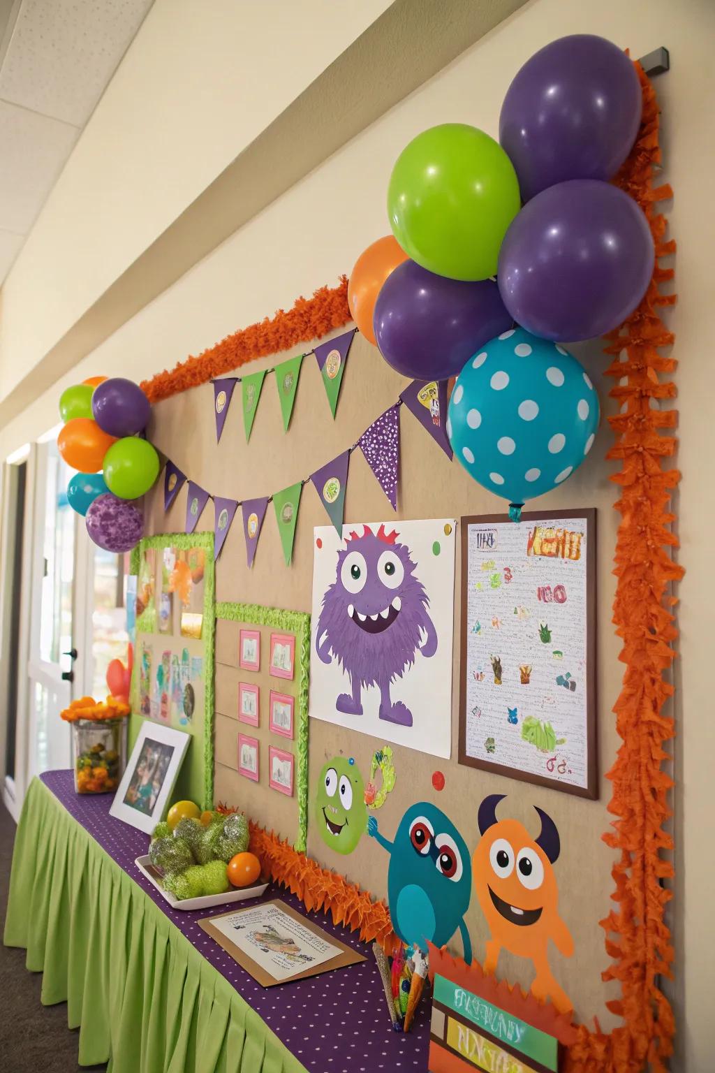 A natal day exhibit that employs monsters to commemorate each student&rsquo;s special day.