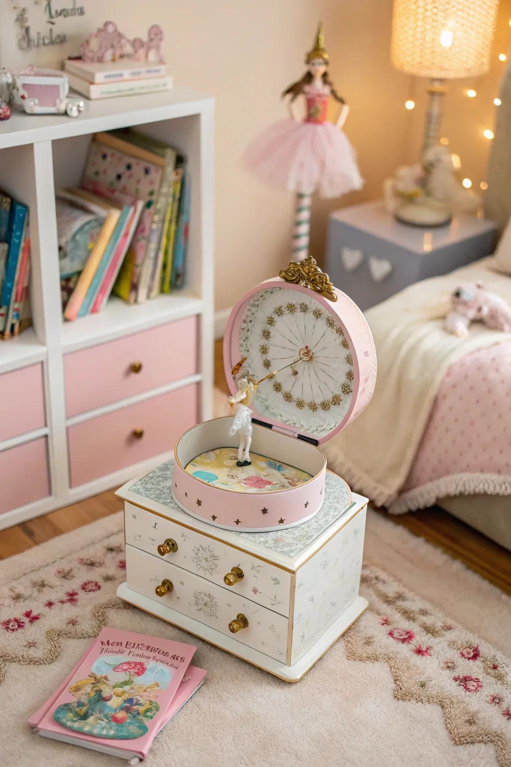 A whimsical music box bringing fairytales to life.