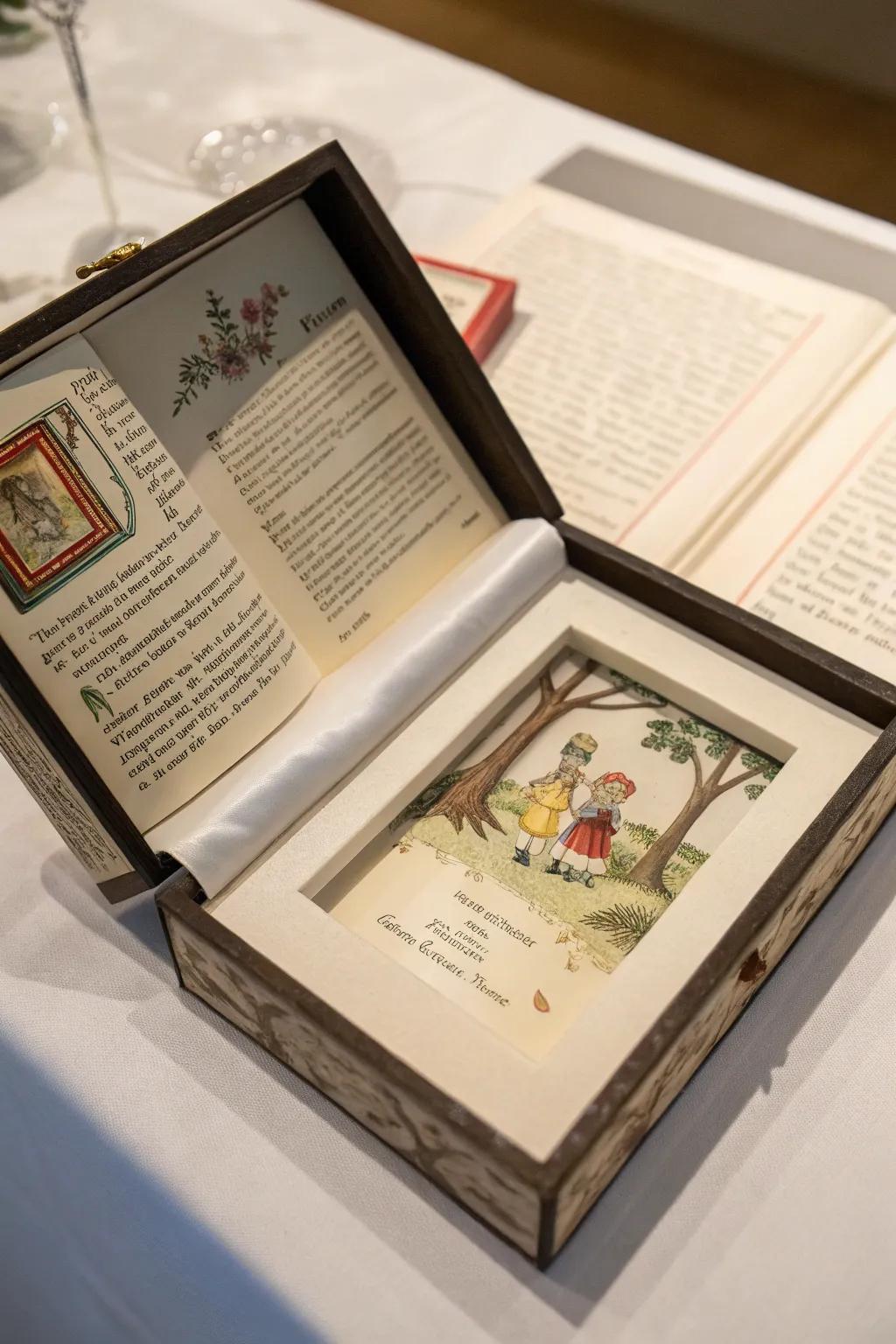The beginning of a lifelong love of stories.