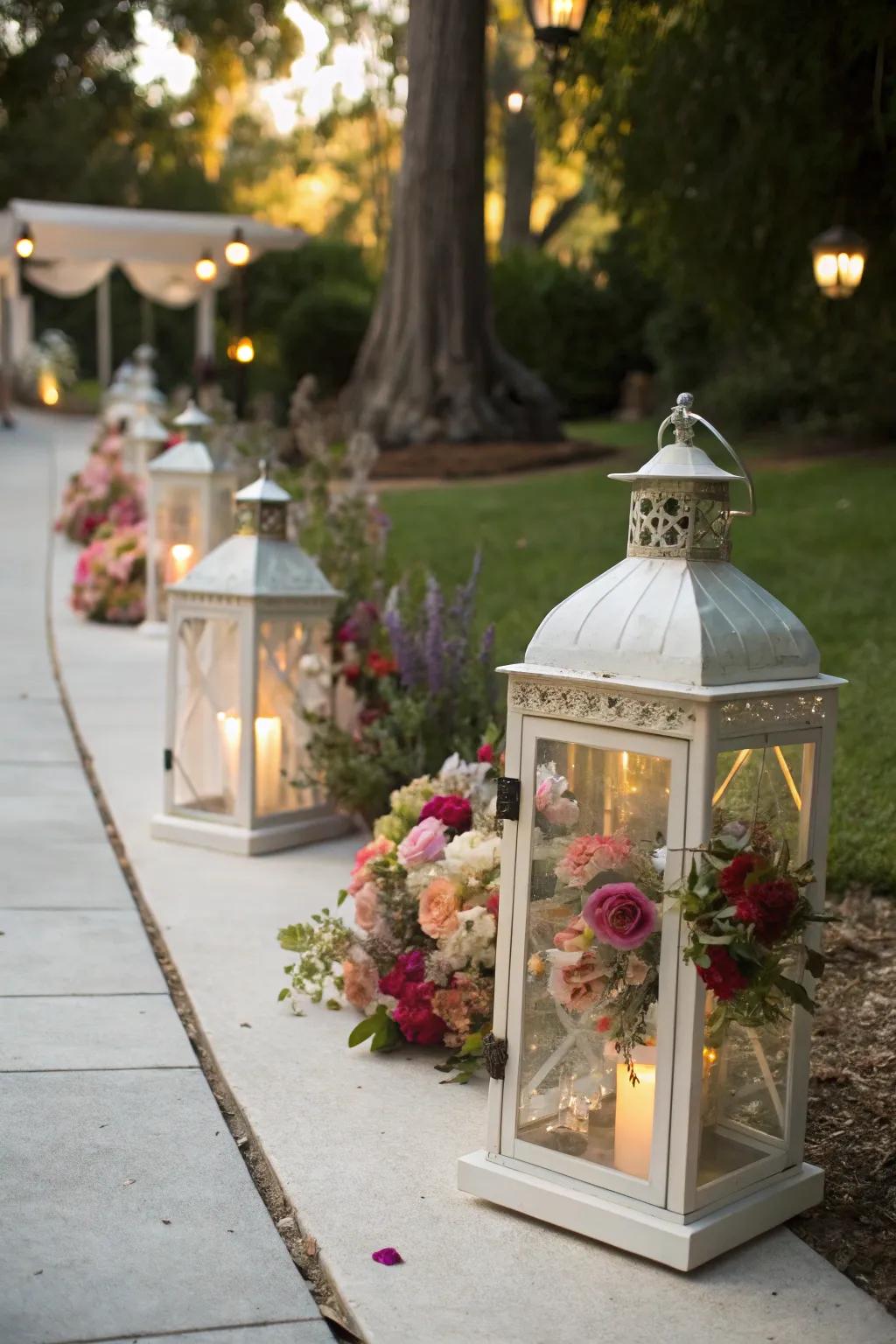 Apply a unique alteration with bloom-filled lanterns.
