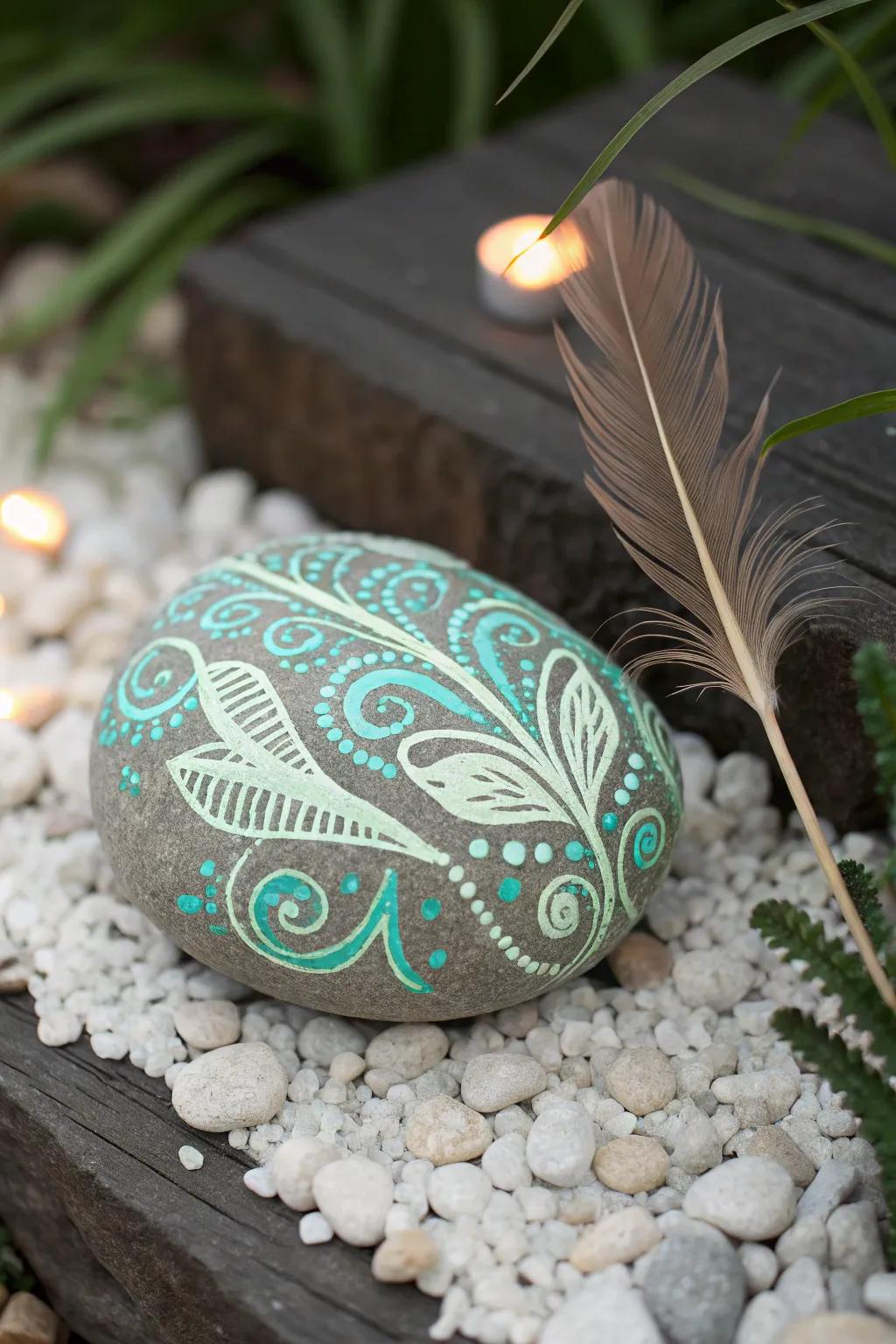 Illuminate your garden with a whisper of magic - uncover the enchanting charm of glow-in-the-dark stones.
