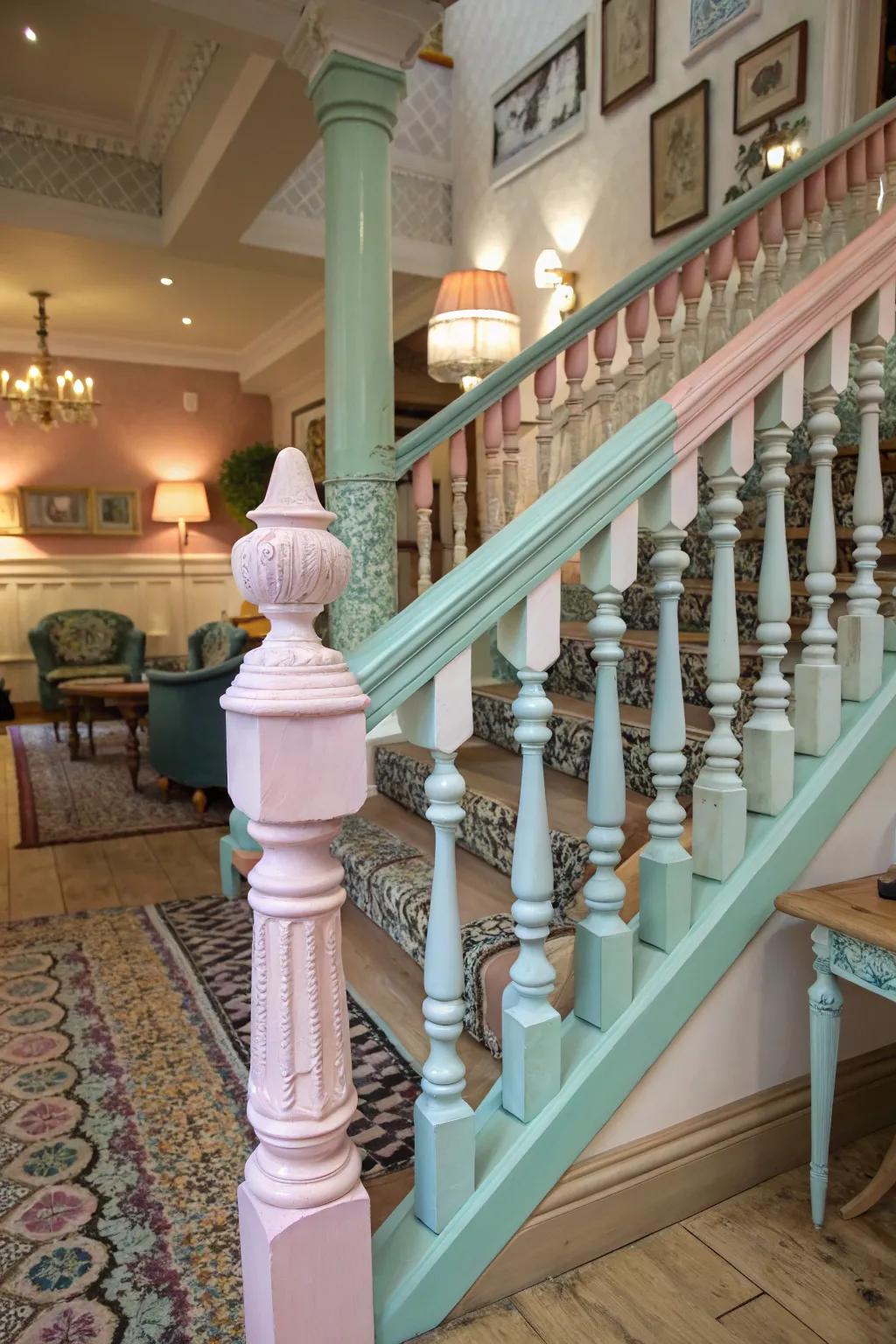 Classic tints contribute delicate, sentimental appeal.