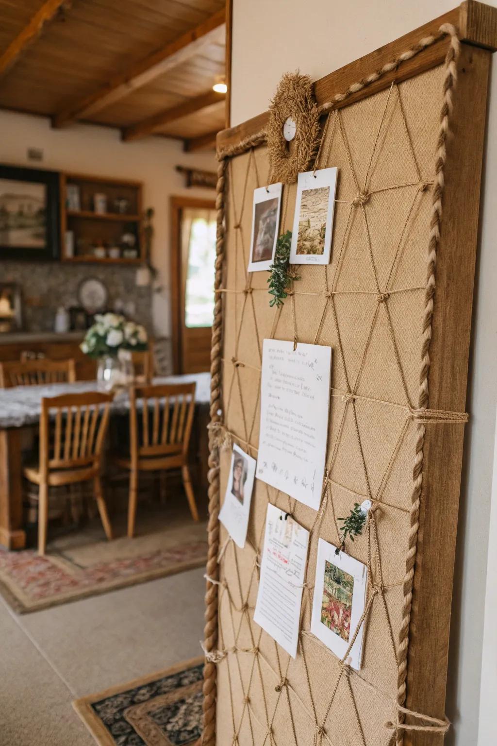 Natural materials provide an earthy, grounded feel.