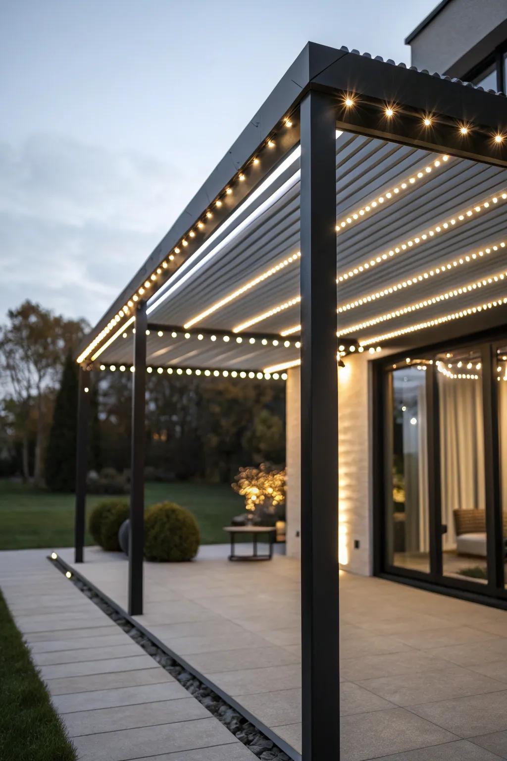Modernize your space with LED strip lights.