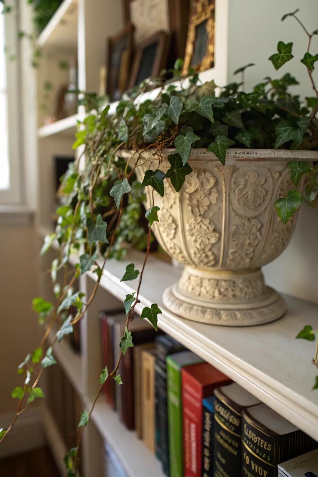 Perennial trailing herbs supply grace.
