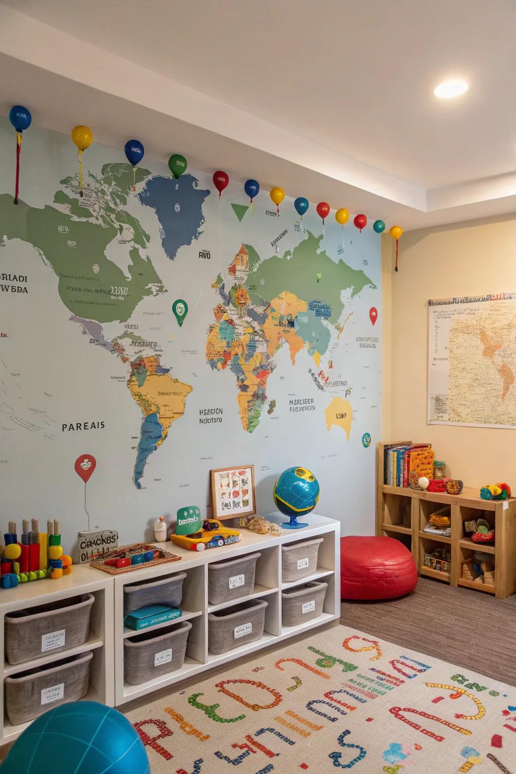 Interactive charts turn walls into educational adventures.