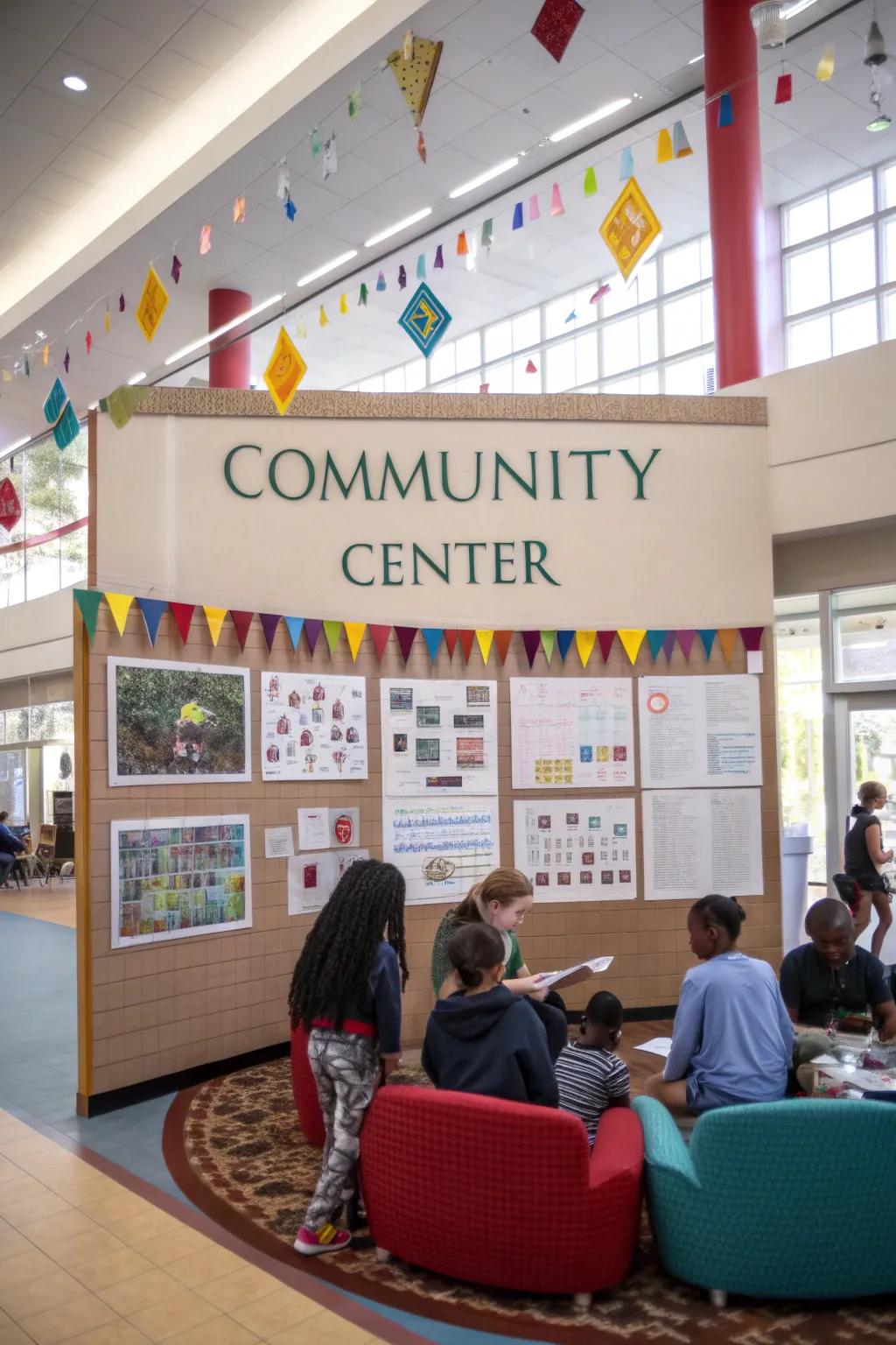 Construct a community verse, one line at a time.