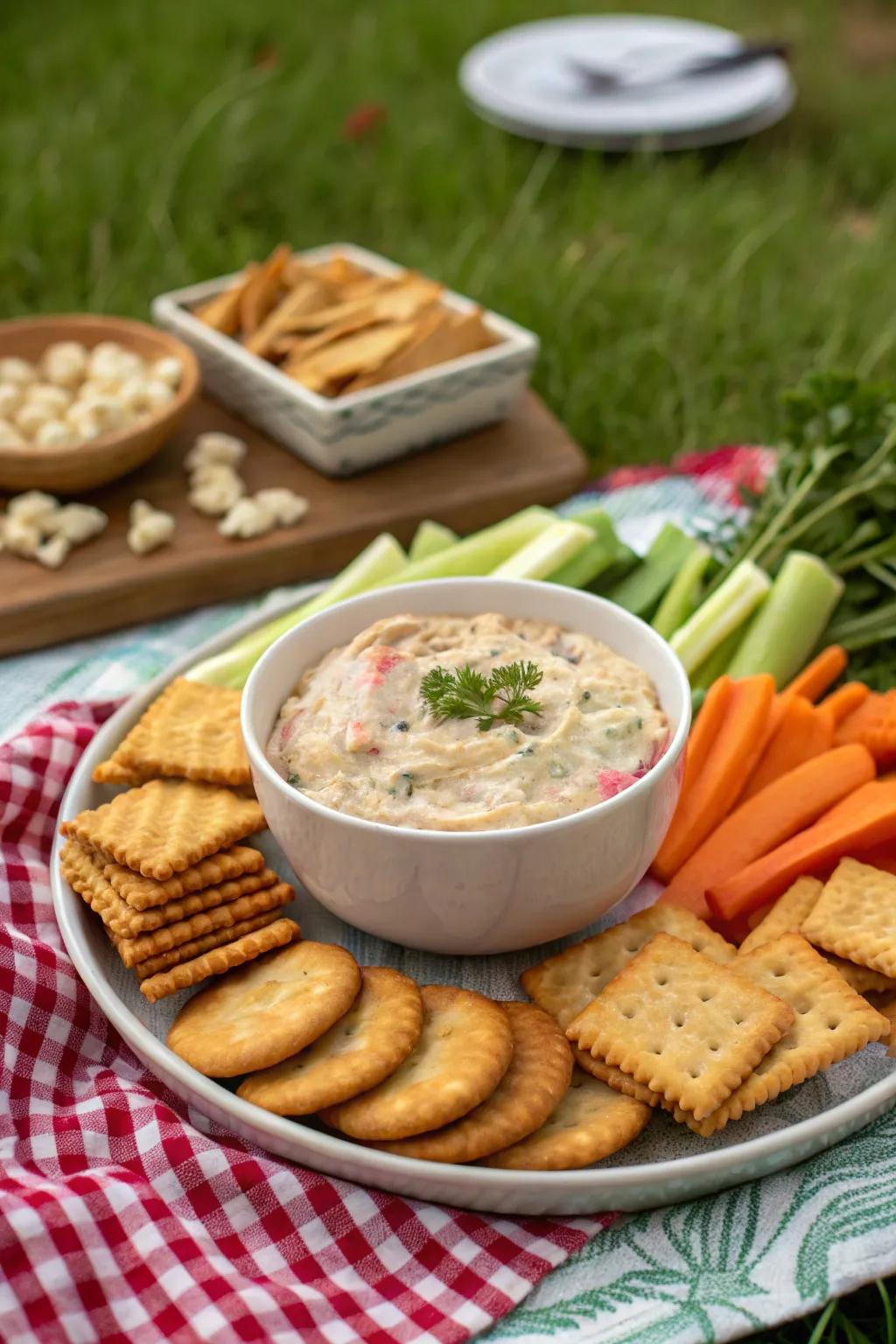 Dusky powder, an appetizing and crowd-pleasing bite for your picnic.