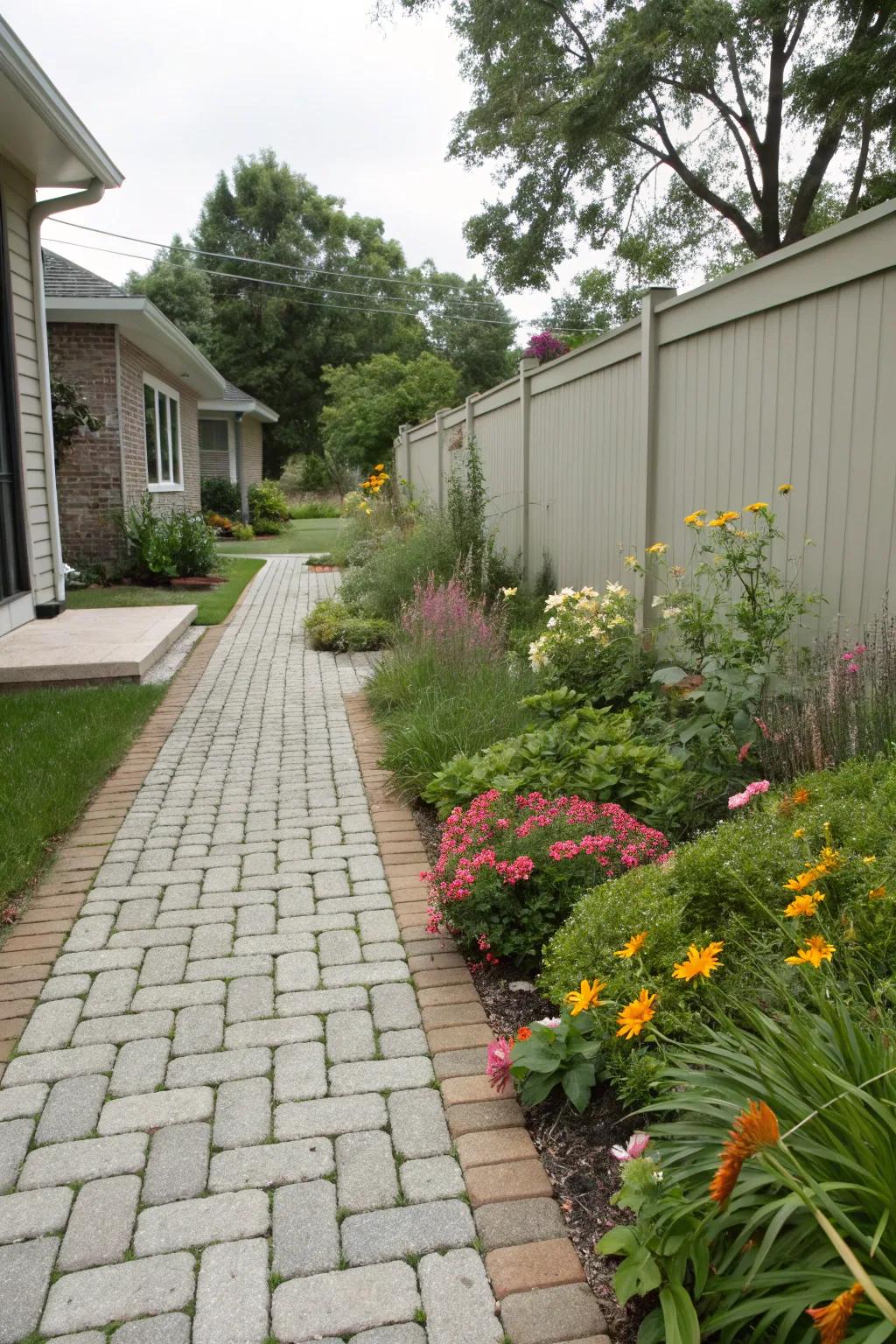 Water-permeable stones offer an eco-friendly and stylish solution.