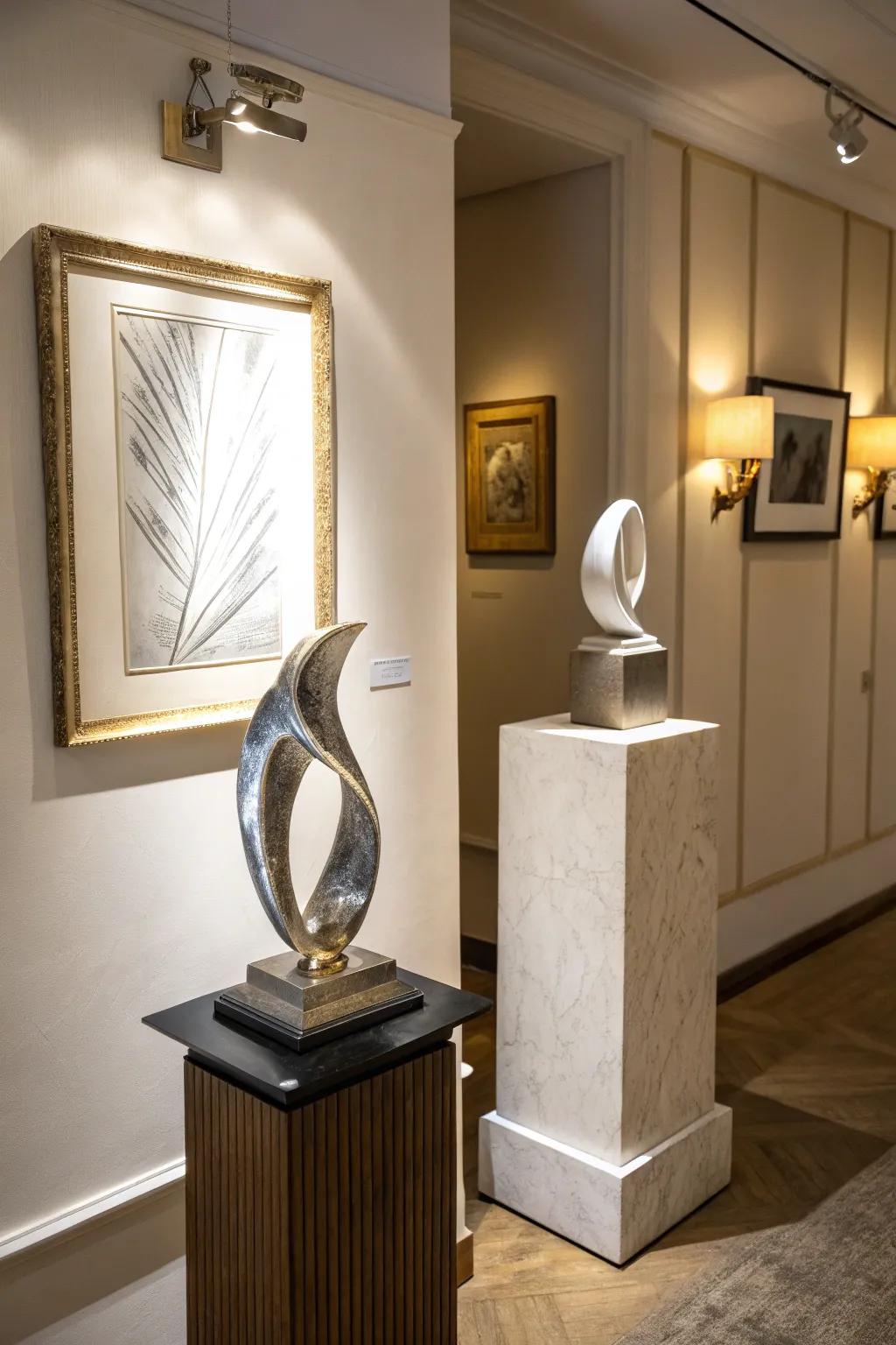 Figurines can make a bold statement.