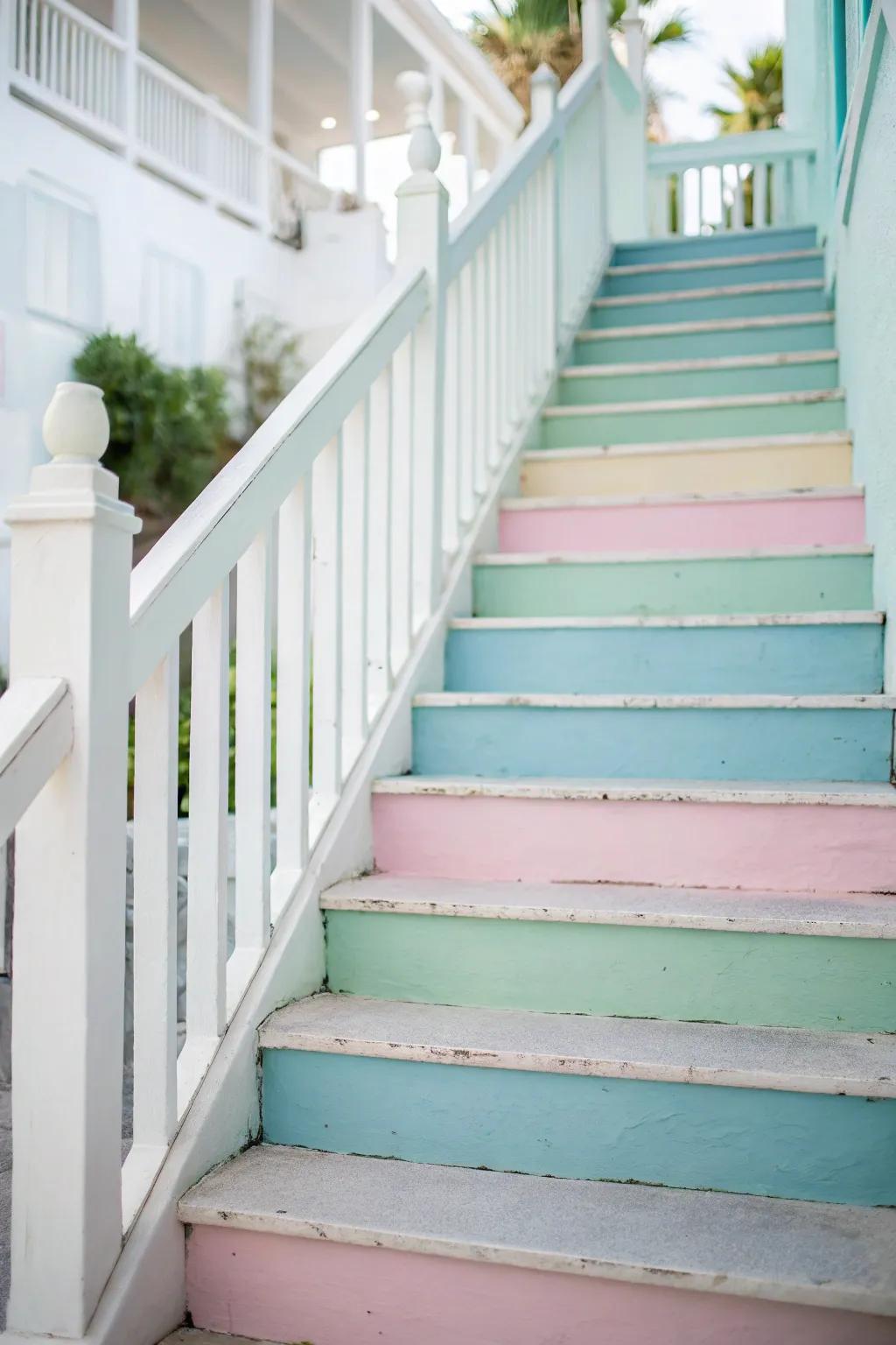 Colour panels bring a soft, calming ambiance.