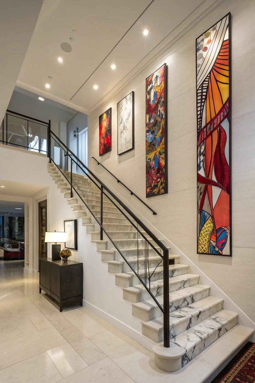 Engage the senses with eye-catching installations.
