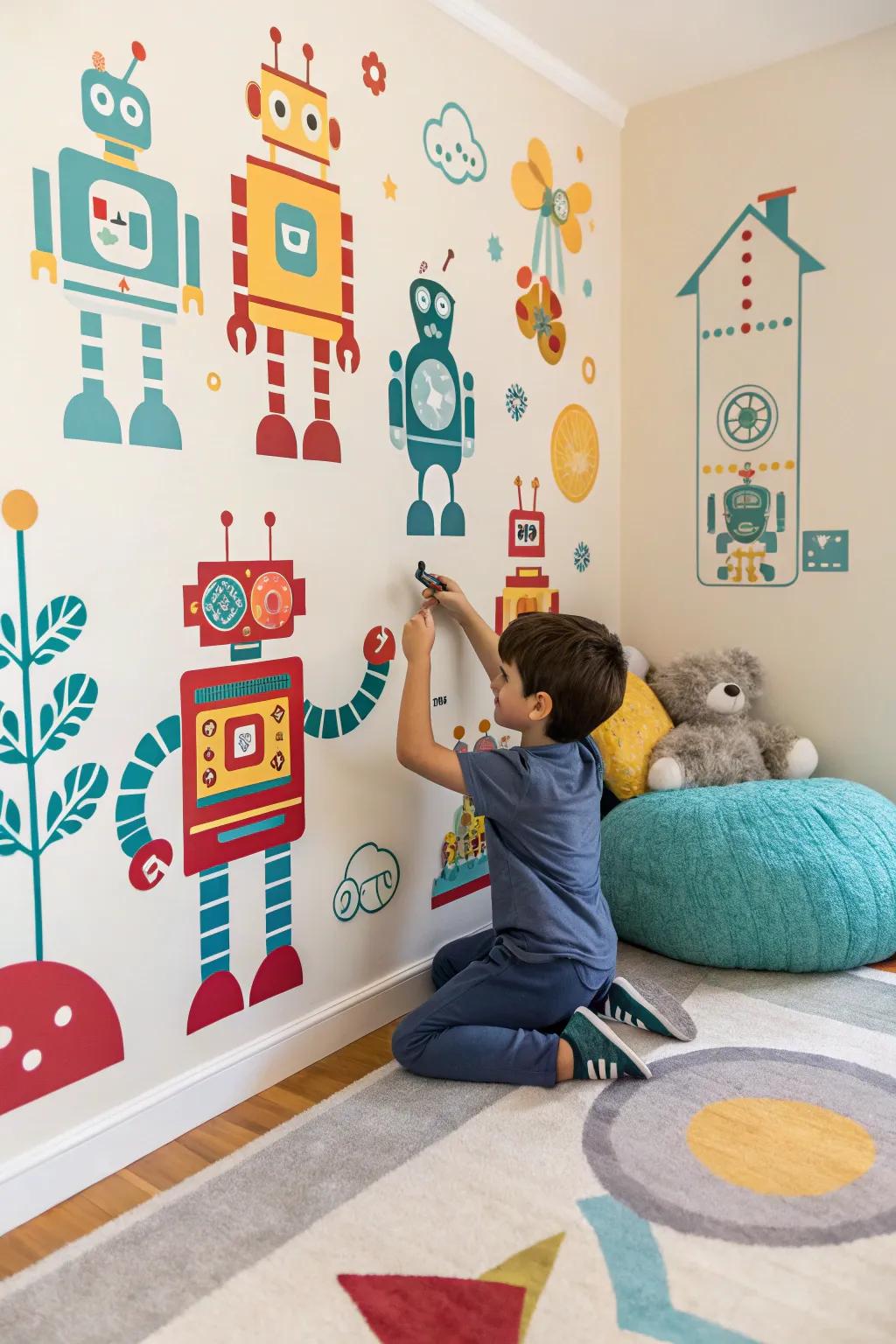 Bring robots to life in the space.