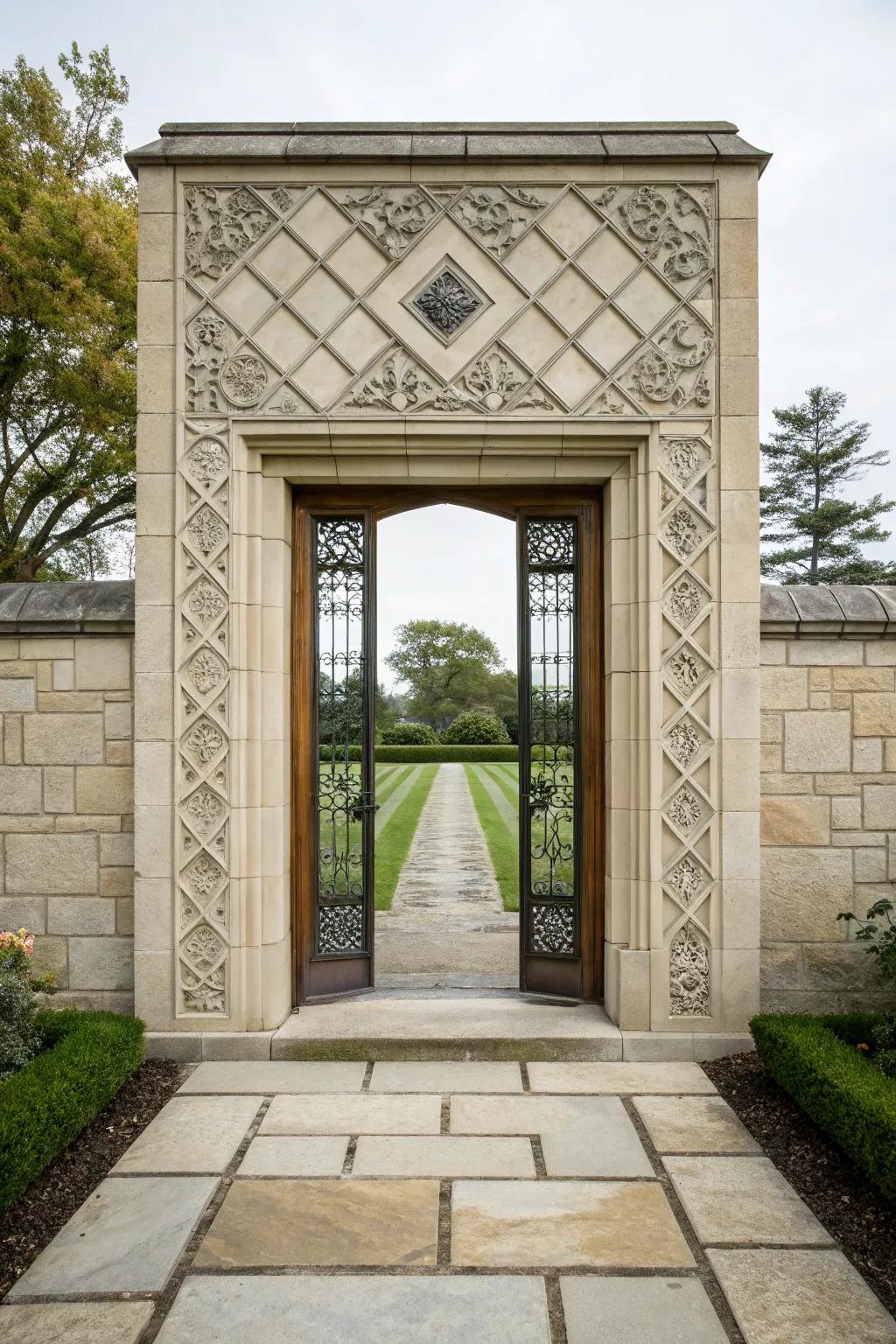 Balanced stone compositions offer timeless harmony.