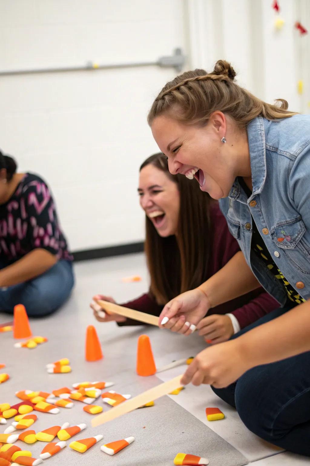 Skill and teamwork in the Please Pass the Corn game.