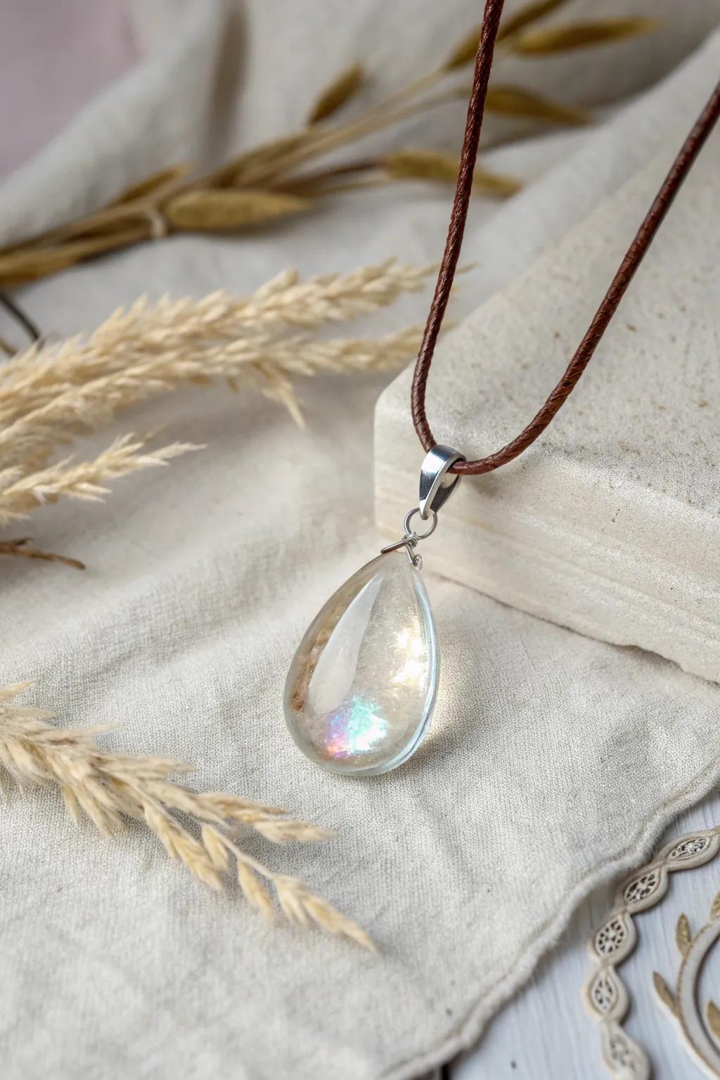 Illuminate your style with the raw beauty of glass shards&mdash;wearable light.