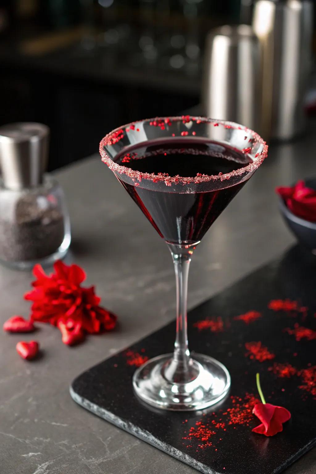 The Midnight Dark Concoction is a tasteful introduction to your drink lineup.