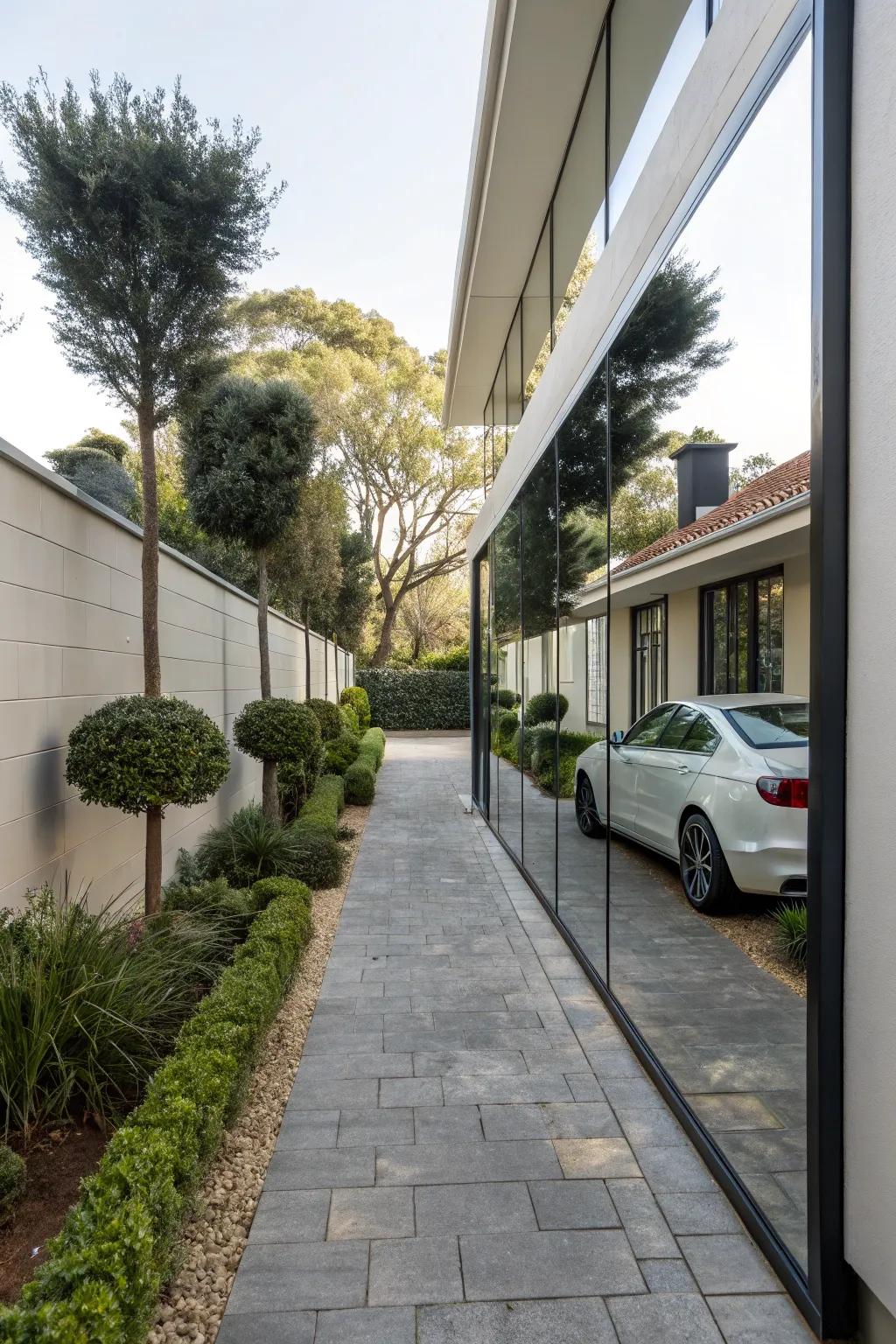 Mirrors conjure an illusion of area and contribute elegance.