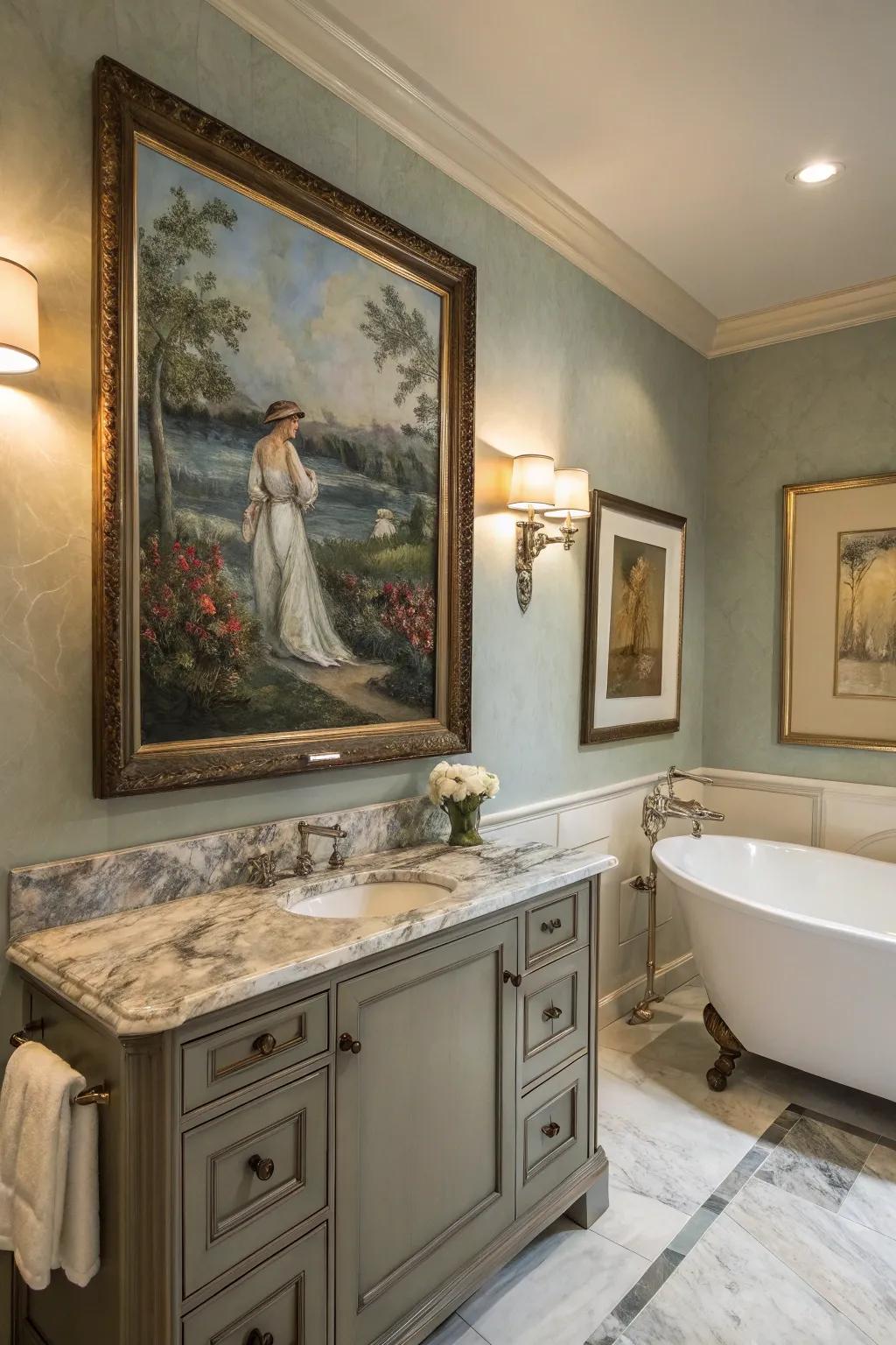 Unforeseen art spotting contributes delightful astonishments.