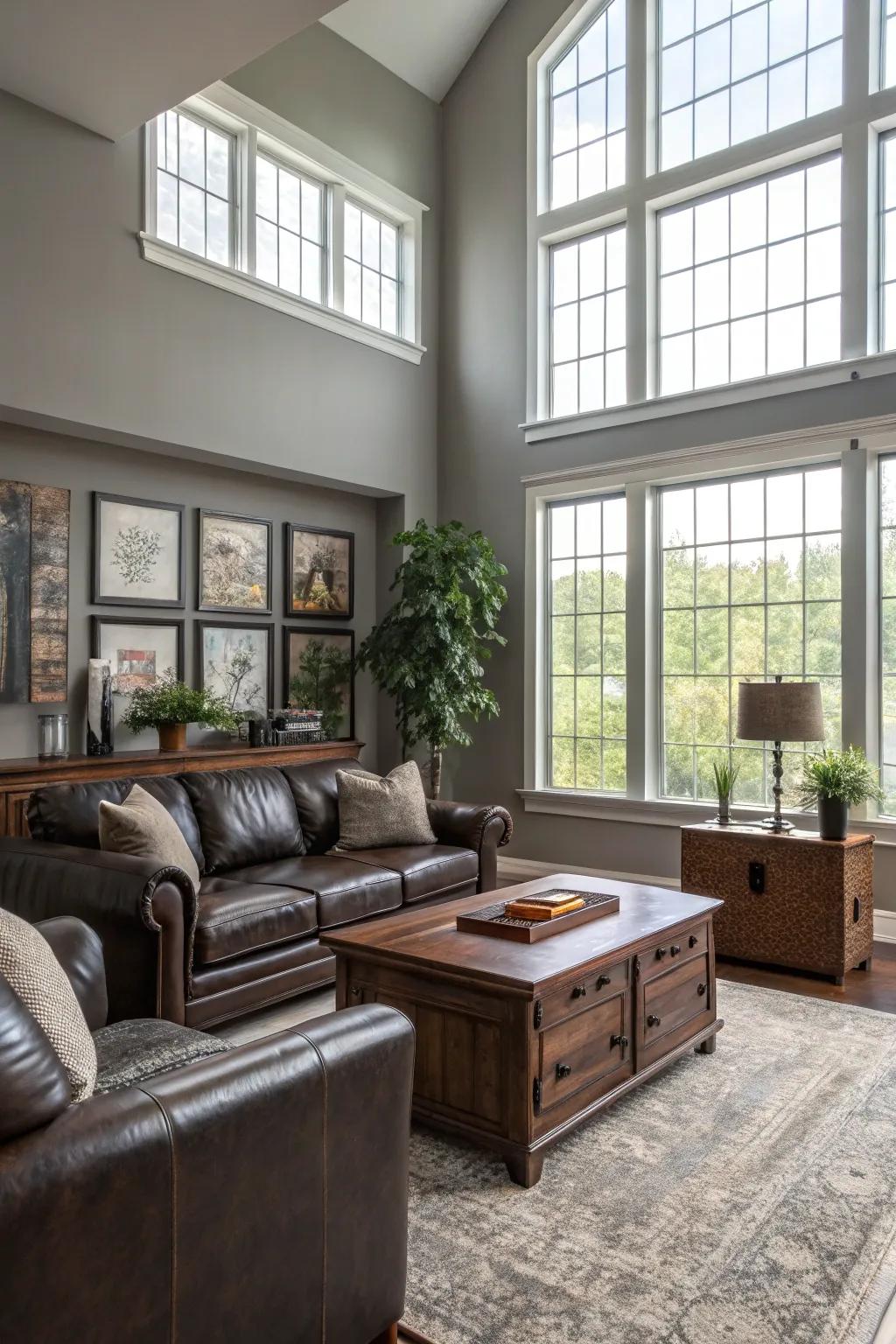 Sunlight magnifies the warmth and openness of your living room.