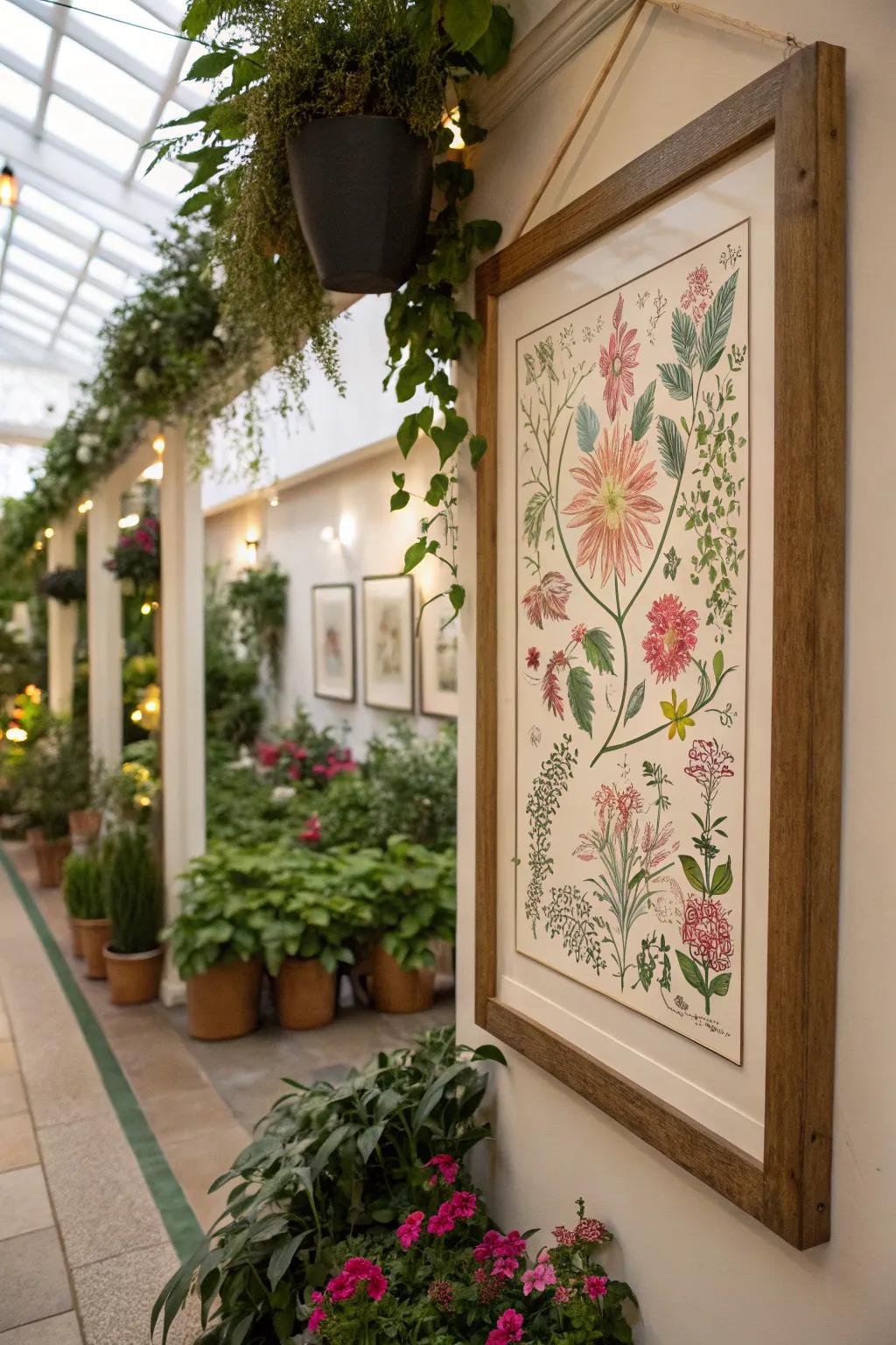 Nature-inspired aesthetics infuse tranquility into welcome boards.