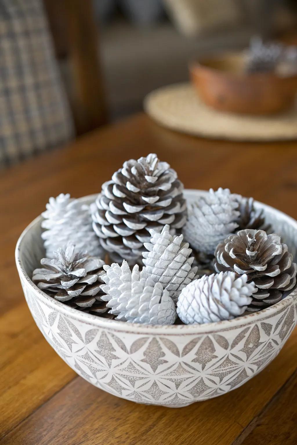 Acorns intermixing nature with elegance.