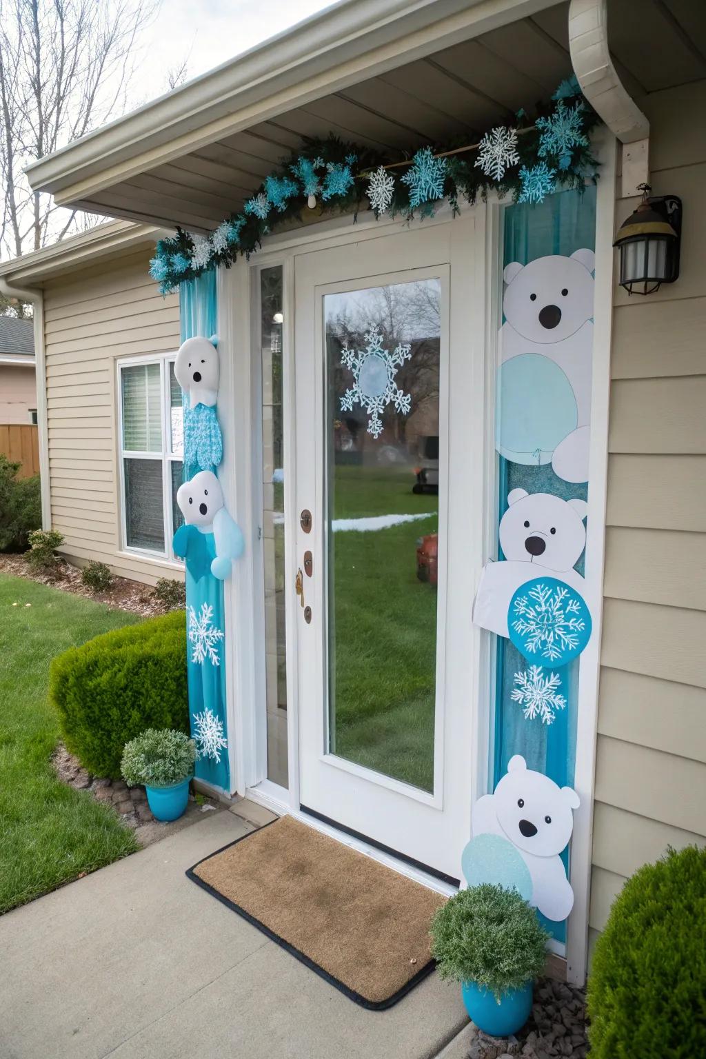 A playful frigid carnivore procession to convey joy and laughter.