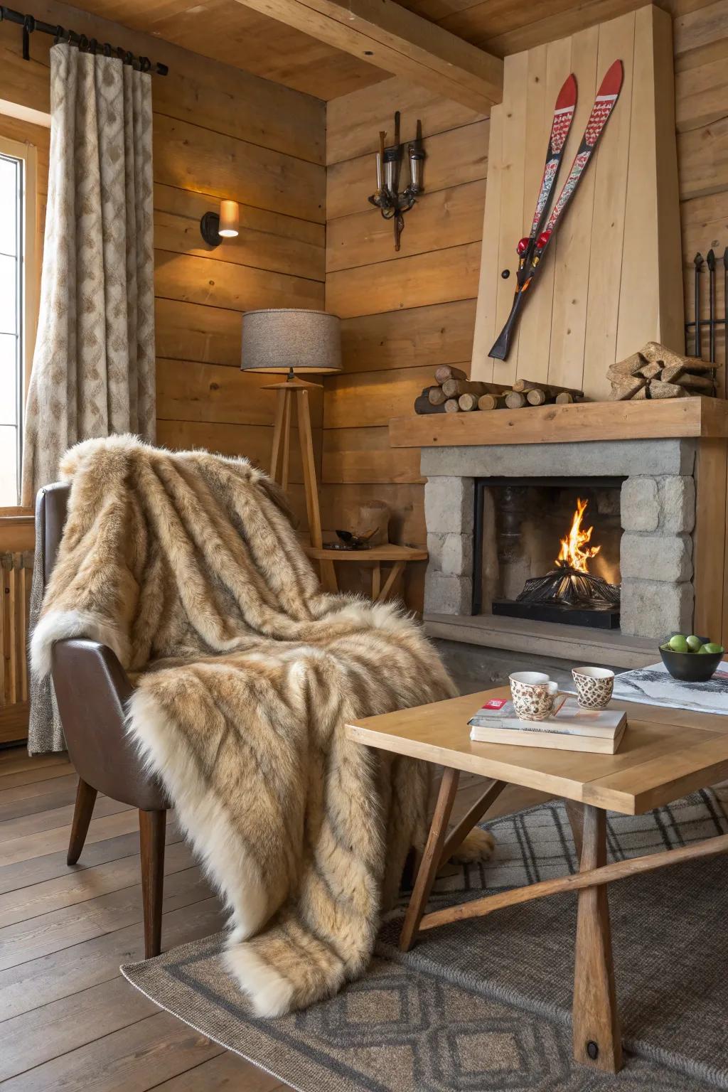 Relax in the charm of an alpine ski lodge.