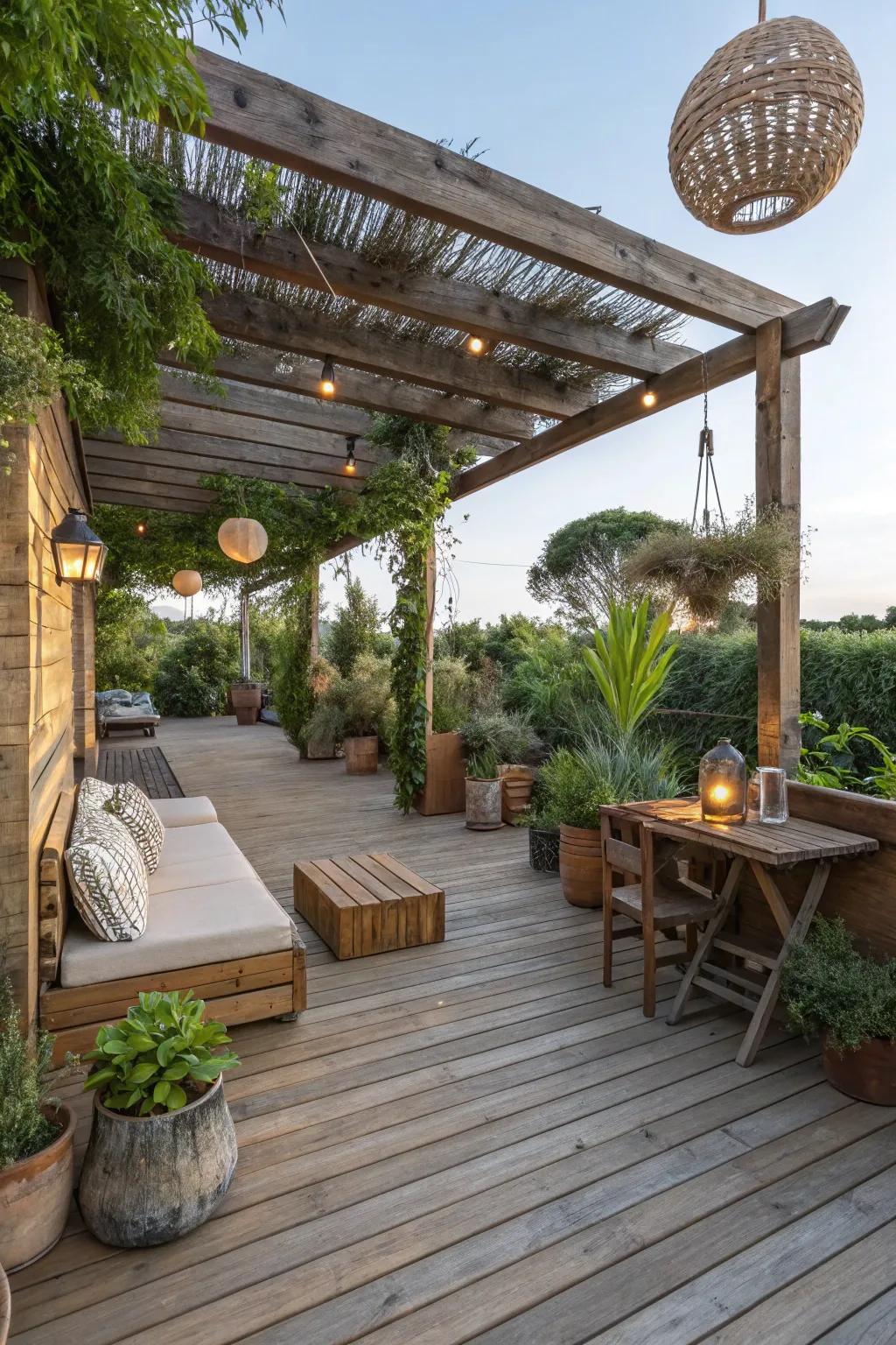 Sustainable deck materials present an eco-conscious and elegant answer.