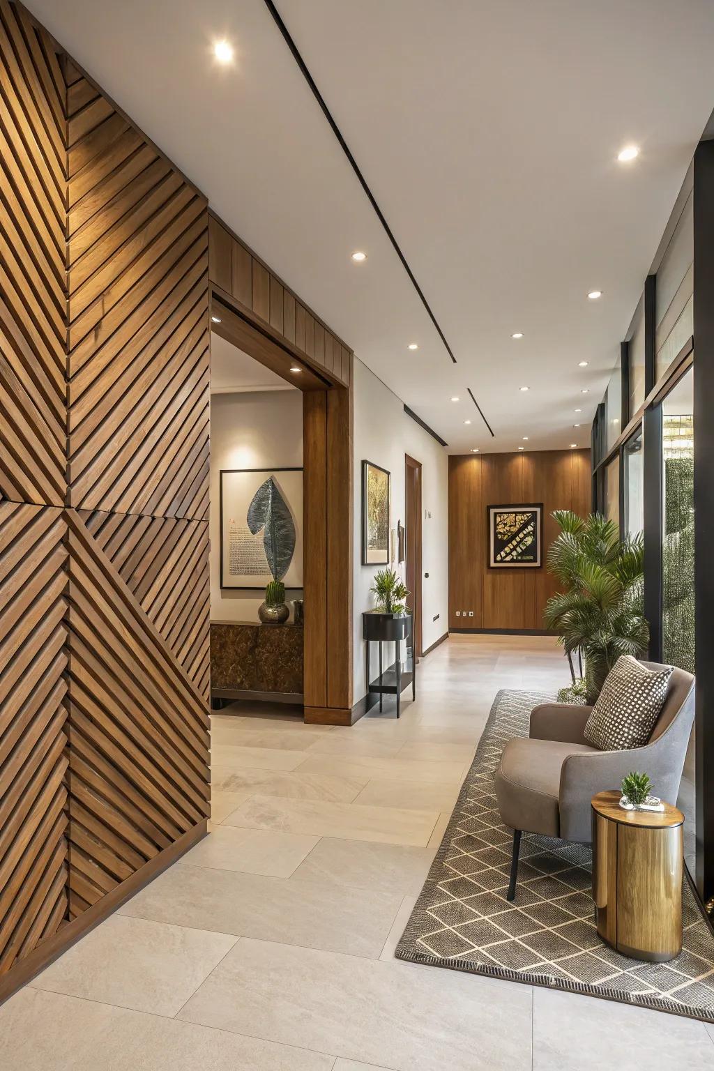 Build a bold impact through geometric design patterns.