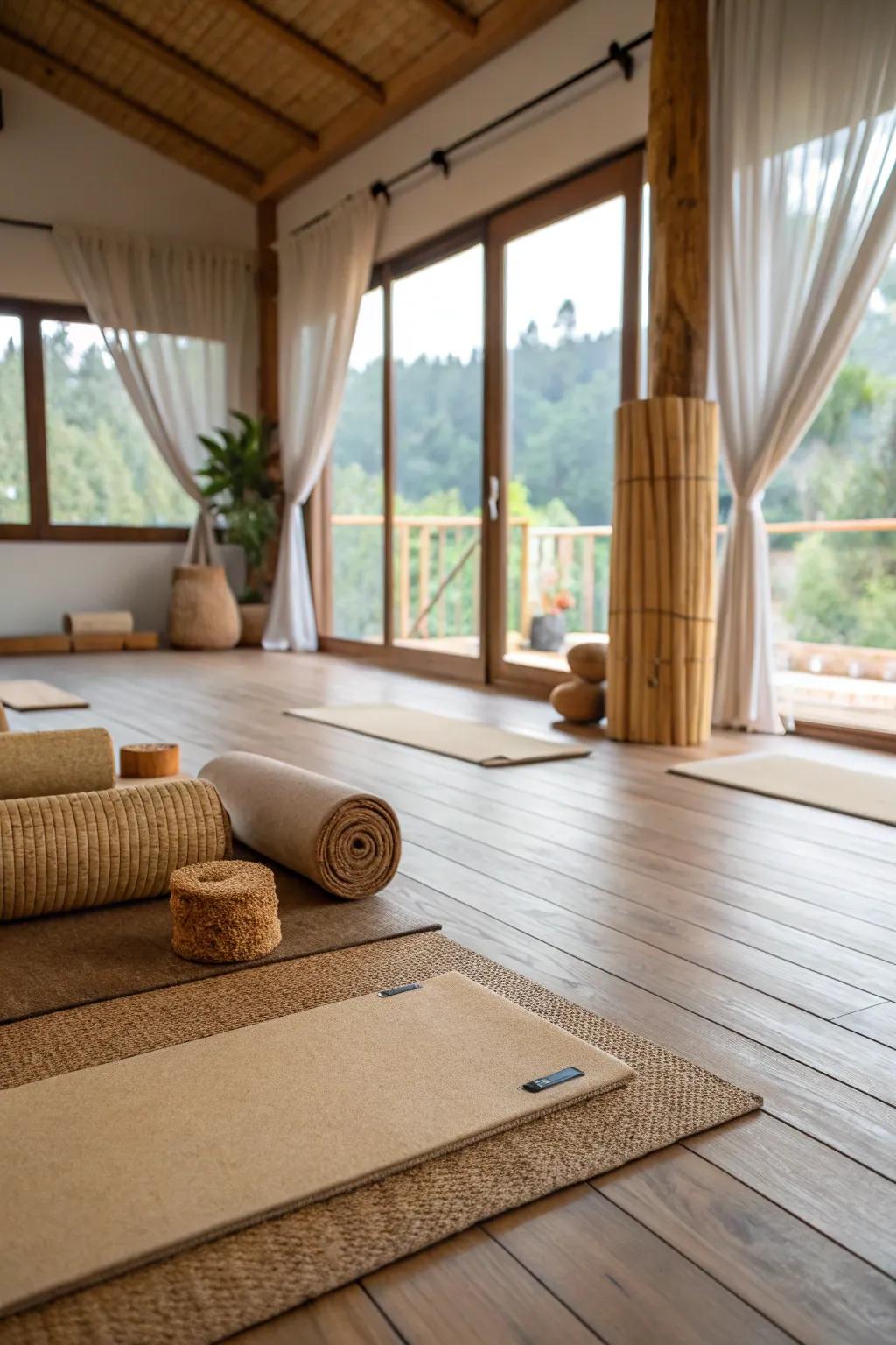 Practicing mindfulness is demonstrated by environmentally friendly options.