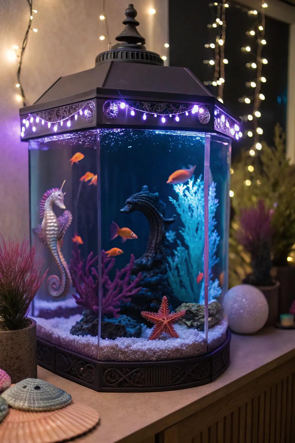 Immerse in a fantasy universe with your themed tank.