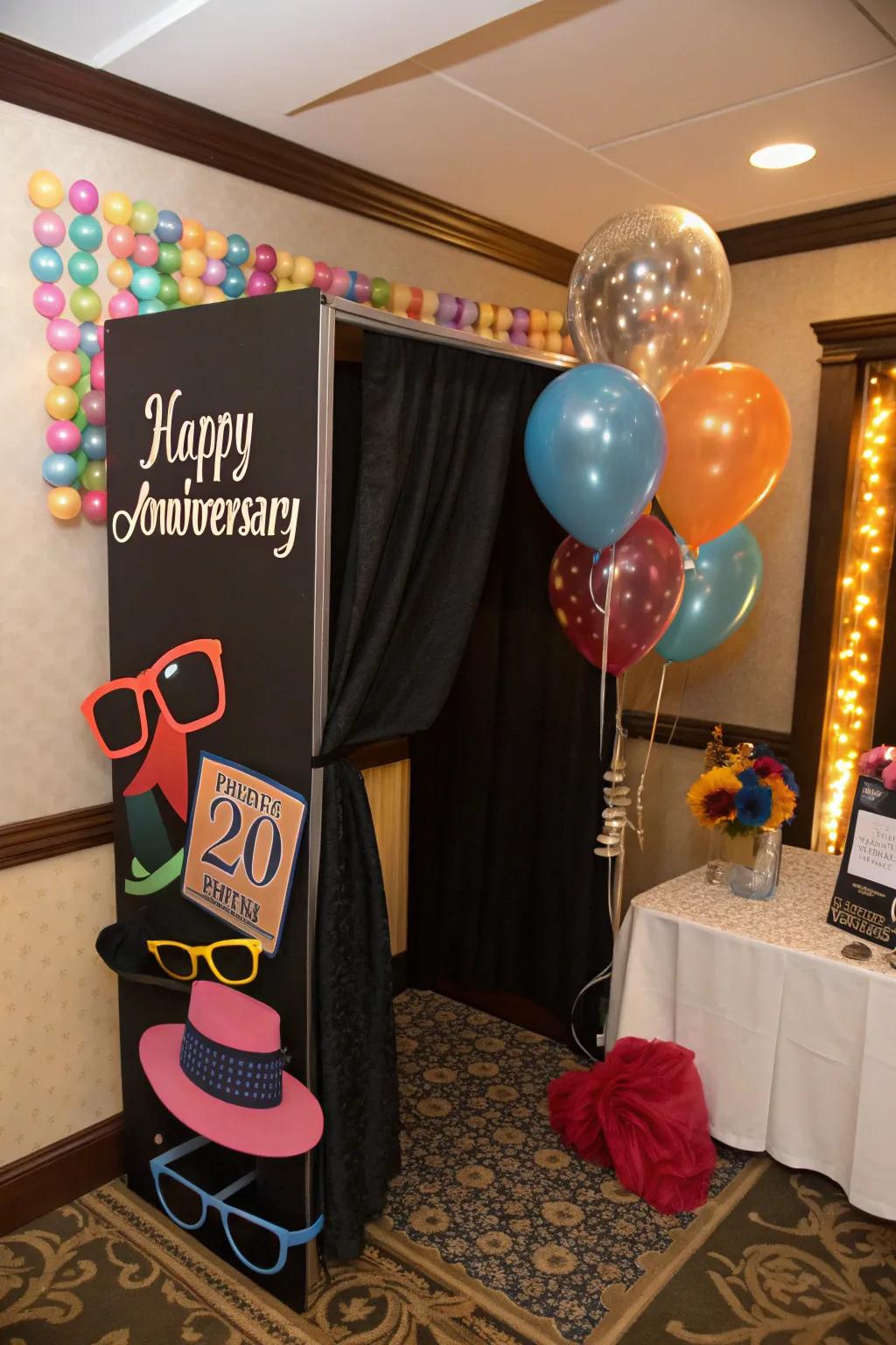 Capture fun moments at the picture kiosk spot.