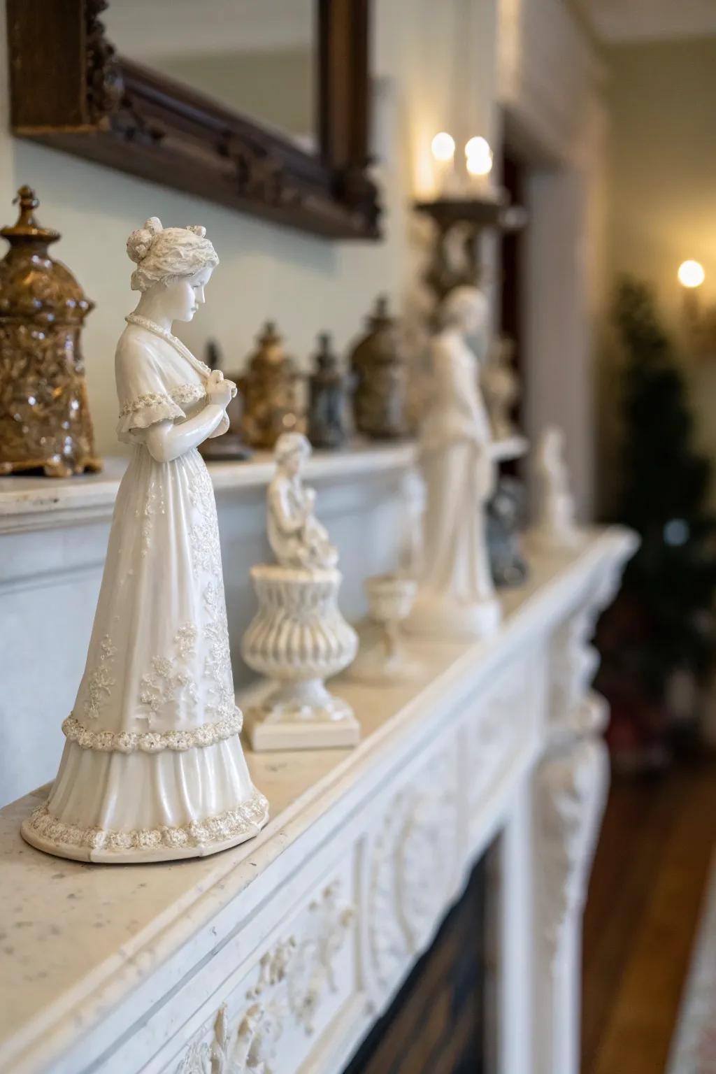Porcelain miniatures providing enduring grace and cultural richness.