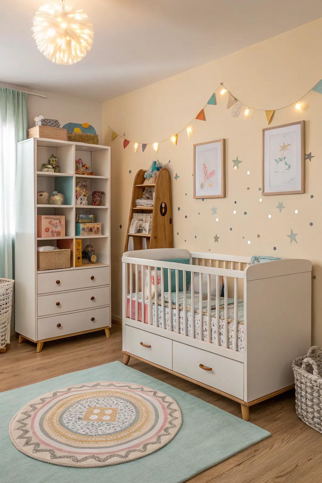 Do-it-all stands save room.