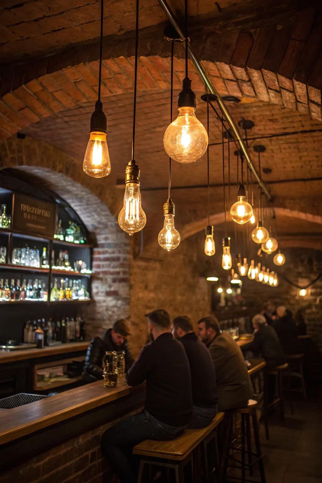 Volta bulbs provide coziness and nostalgia.
