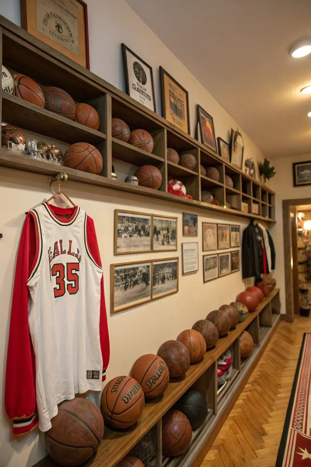 Vintage touches instill a sense of nostalgia in the decor.