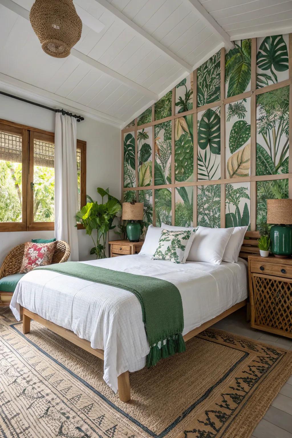 Botanical prints infuse freshness and vitality into your space.
